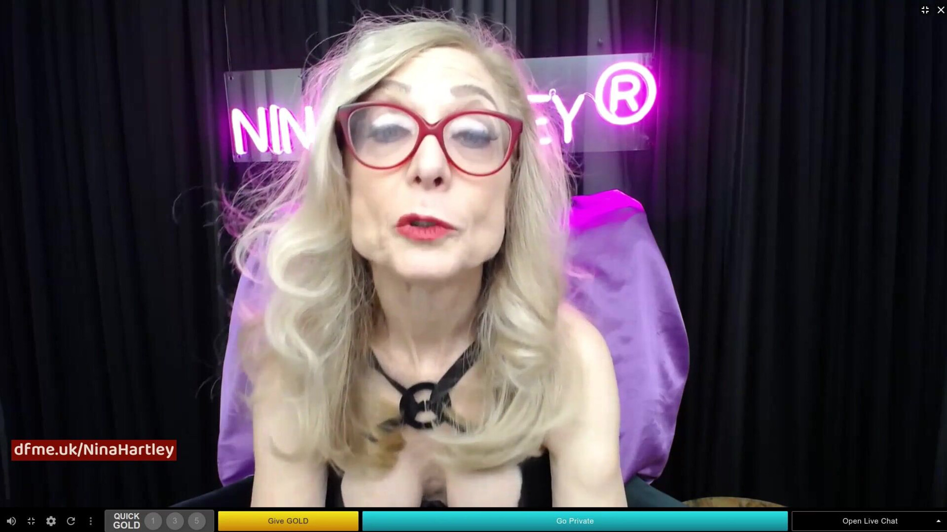 Your Invitation Nina Hartleys Chatroom - feet - anal - sph - joi - cock evaluation - roleplay - strapon - interactive vibrator