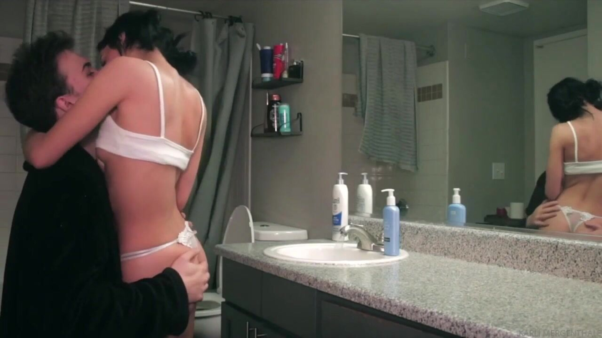 karli mergenthaler nude bathroom sextape - big ass - big tits - blowjob - sex - fuck