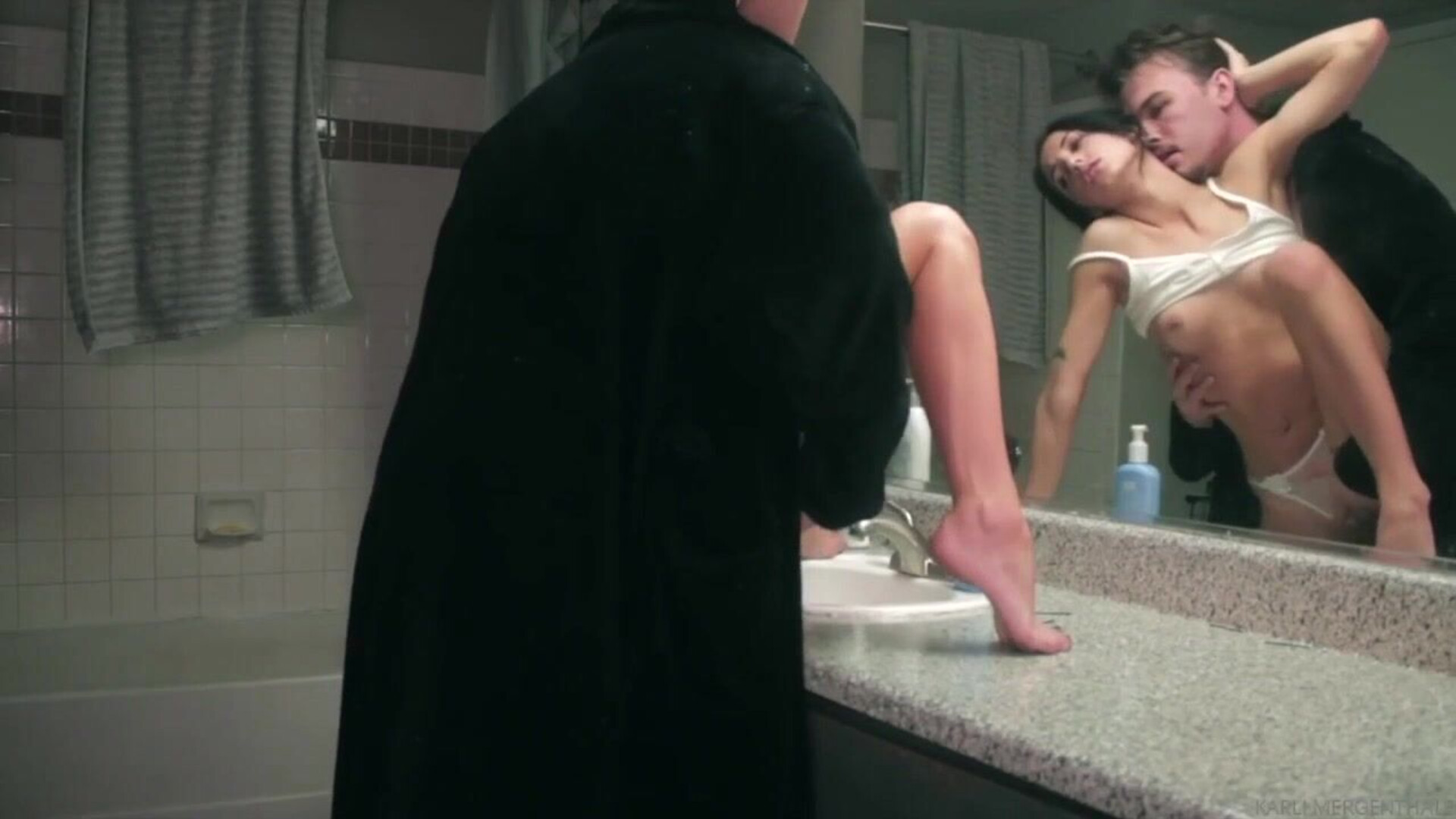 karli mergenthaler nude bathroom sextape - big ass - big tits - blowjob - sex - fuck