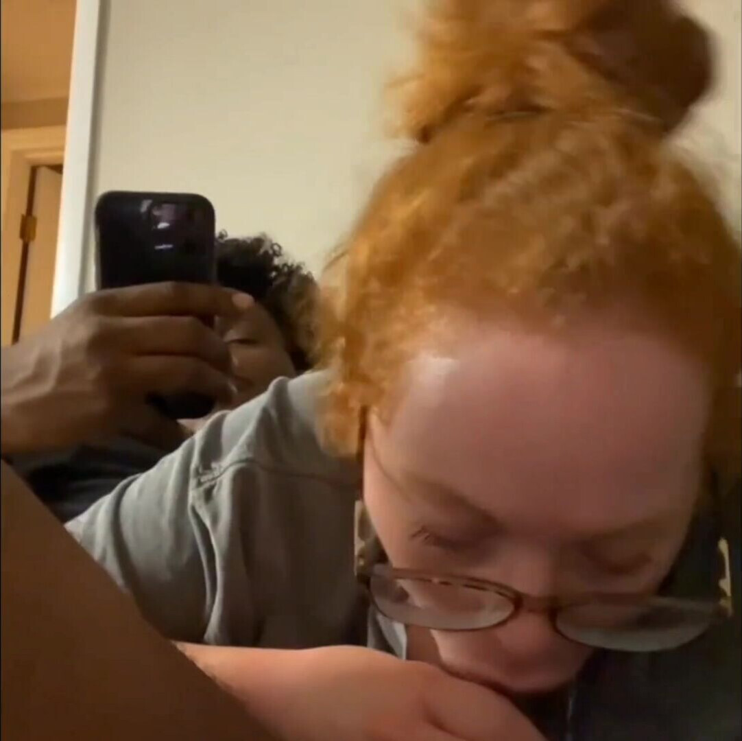 Amateur Red Head Snowbunny housewife - interracial - red head - snowbunny - bbc - amateur - blowjob - deepthroat - bnwo