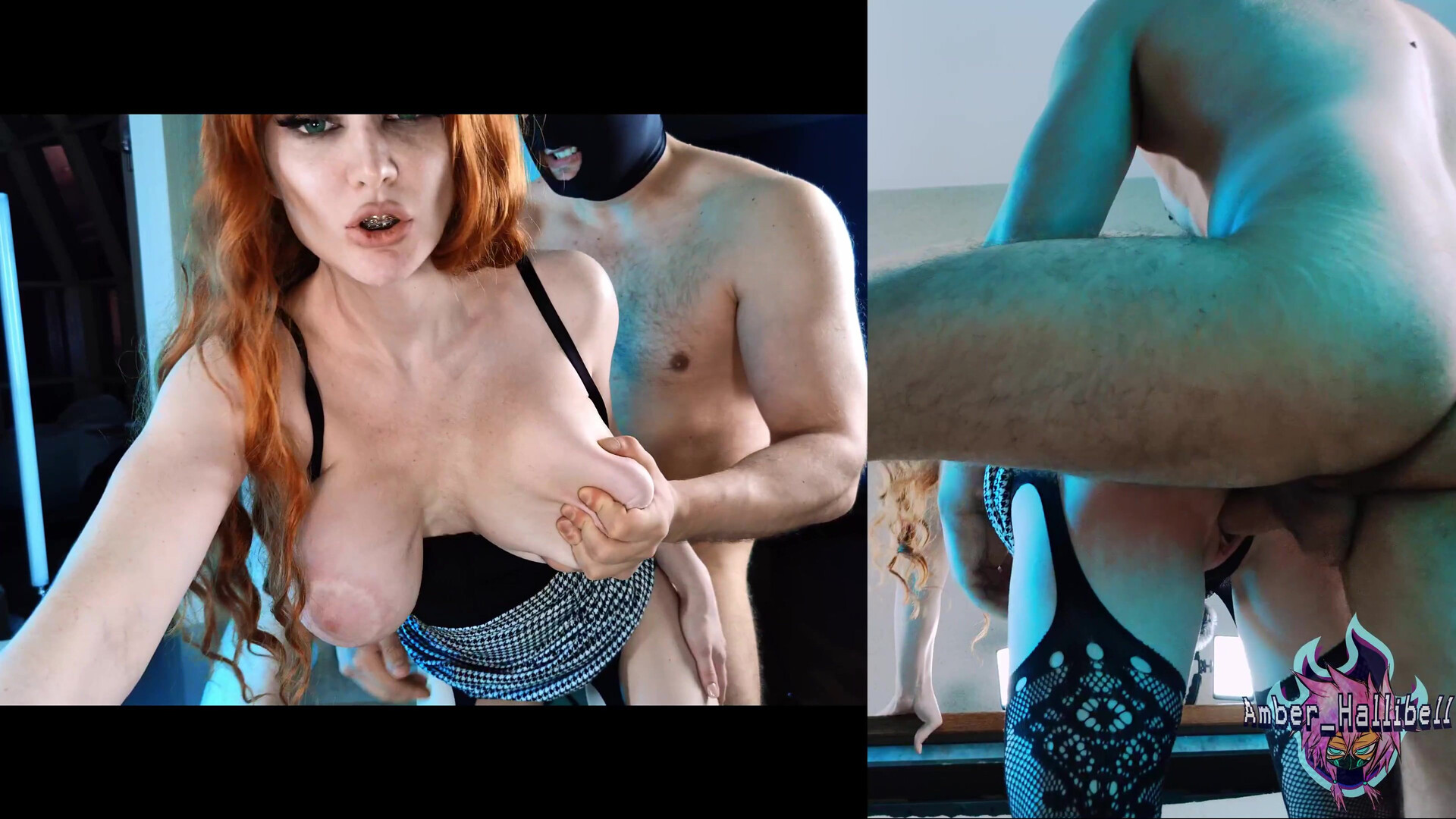 Amber Hallibell Rough Fuck While Cuckold Husband at Work - amber hallibell - big tits - huge tits - big ass - huge ass - big boobs - huge boobs - manyvids - onlyfans - bj