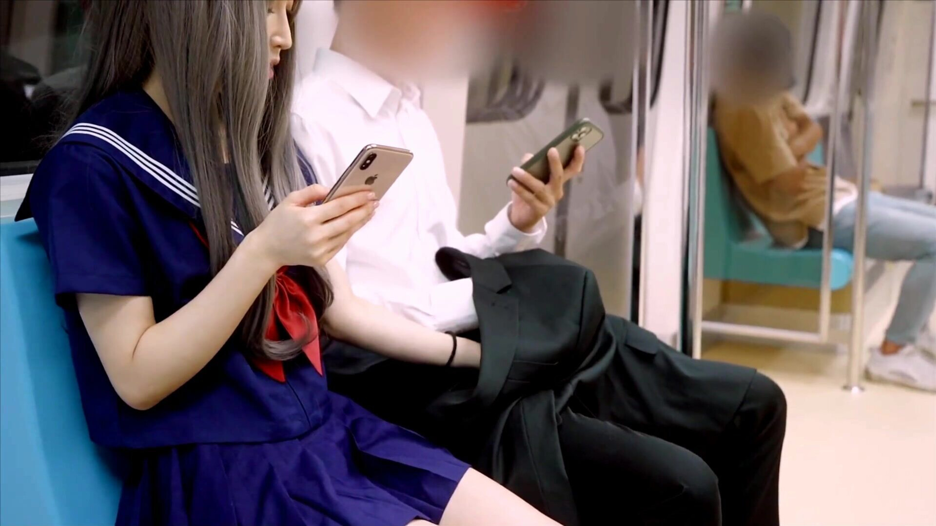 Asian College Girl Fucked On Train Uncensored - asian - busty - teen - public - train - hardcore - japanese - uncensored