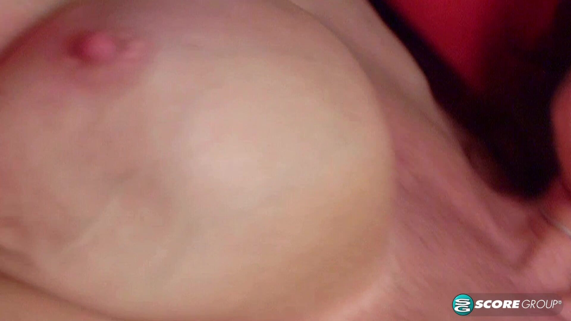 Busty Escort Making A Strip For Her Client - milf - big tits - redhead - lingerie - stocking - teasing - blowjob