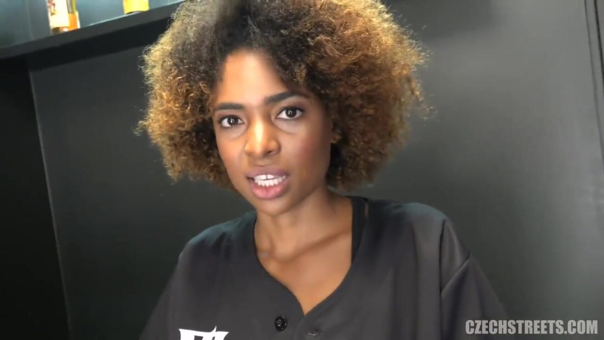 Czech Streets 121 Black sexy hairdresser - afro - black - blowjob - cumshot - czech streets - czech streets 121 - deepthroat - hairdresser - hardcore - mouth cumshot