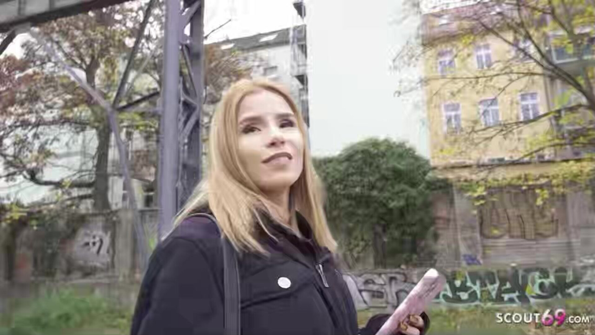 GERMAN SCOUT Anal Casting Ashley Ross - german scout - latin - latina - publicagent - casting - facial - skinny - petite - small - hardcore