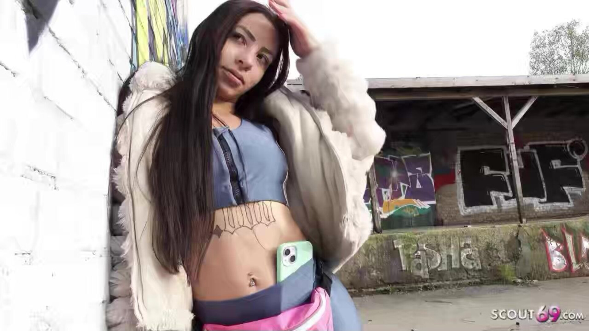GERMAN SCOUT Anal Casting Giih Spanic - skinny - small - petite - german - german scout - casting - teen - young - pick up - public agent