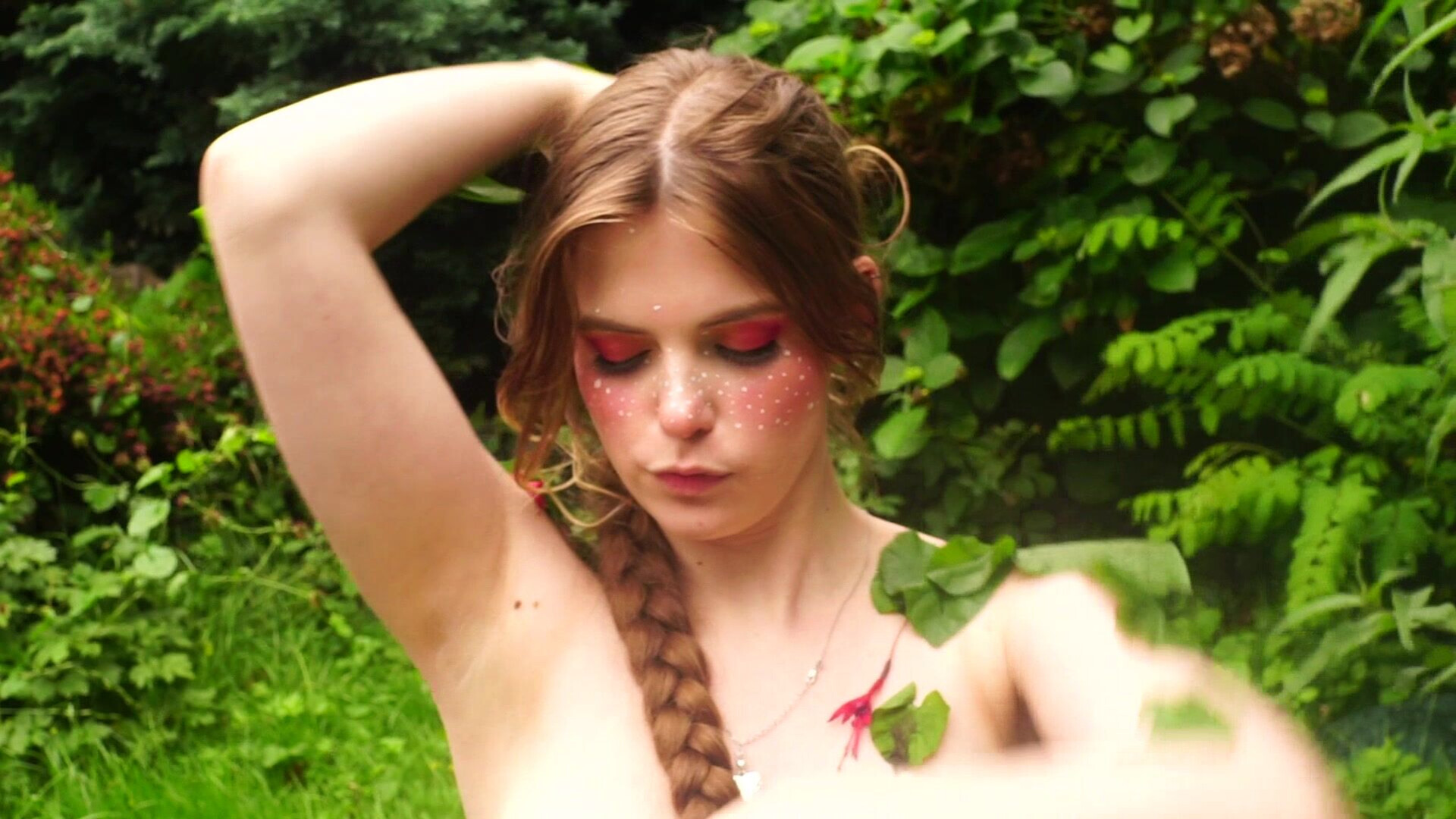 Longhairluna Nature Goddess Armpit Worship 2 - petite - solo - amateur