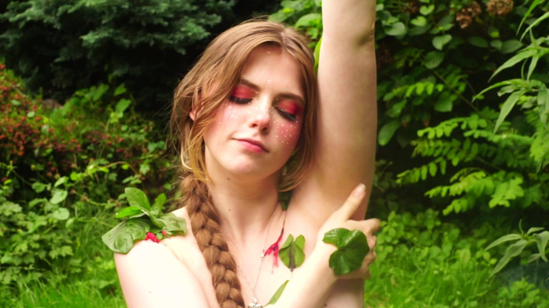 Longhairluna Nature Goddess Armpit Worship 2 - petite - solo - amateur