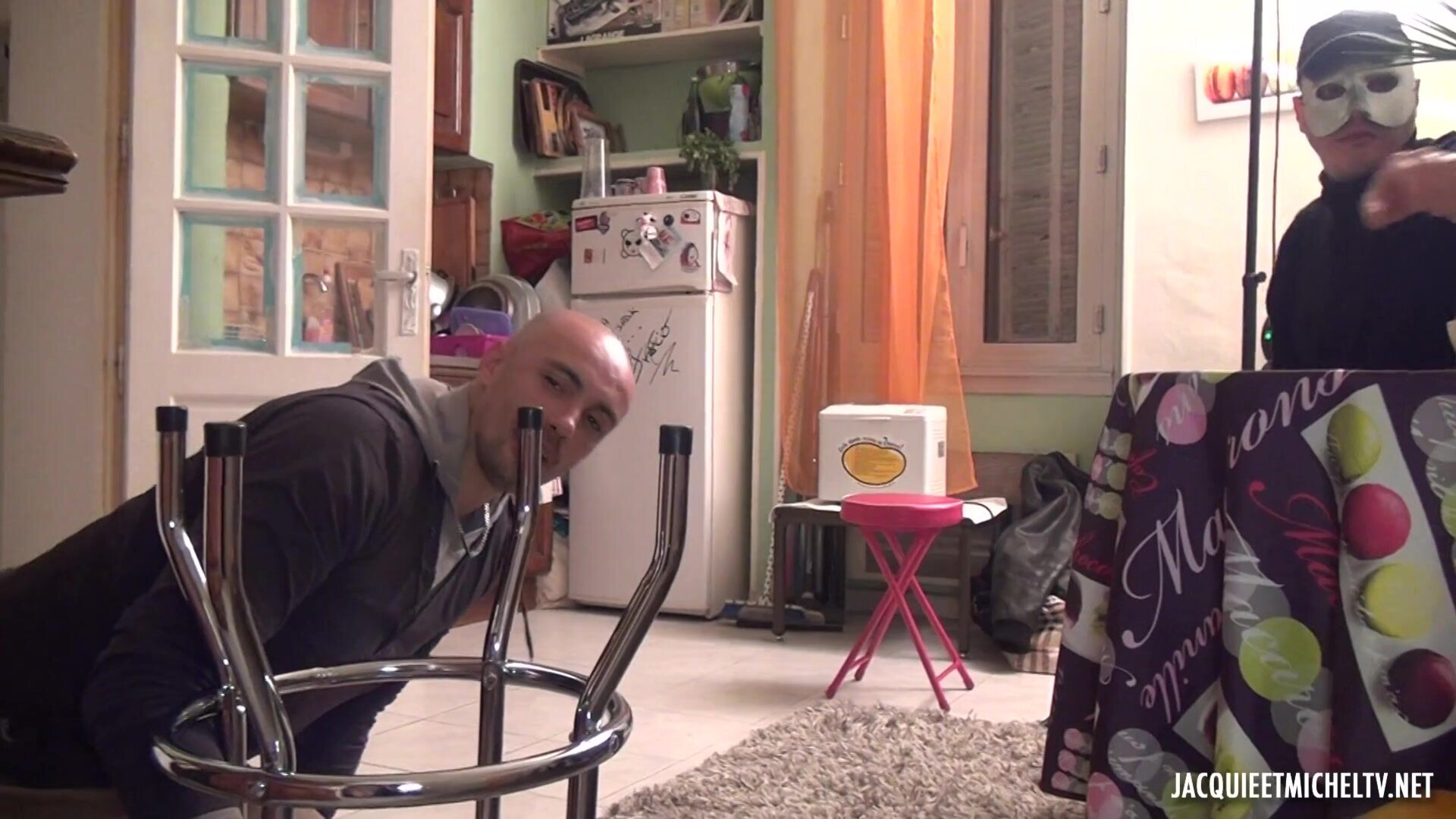 Monica The red stool - mature - blowjob - mom