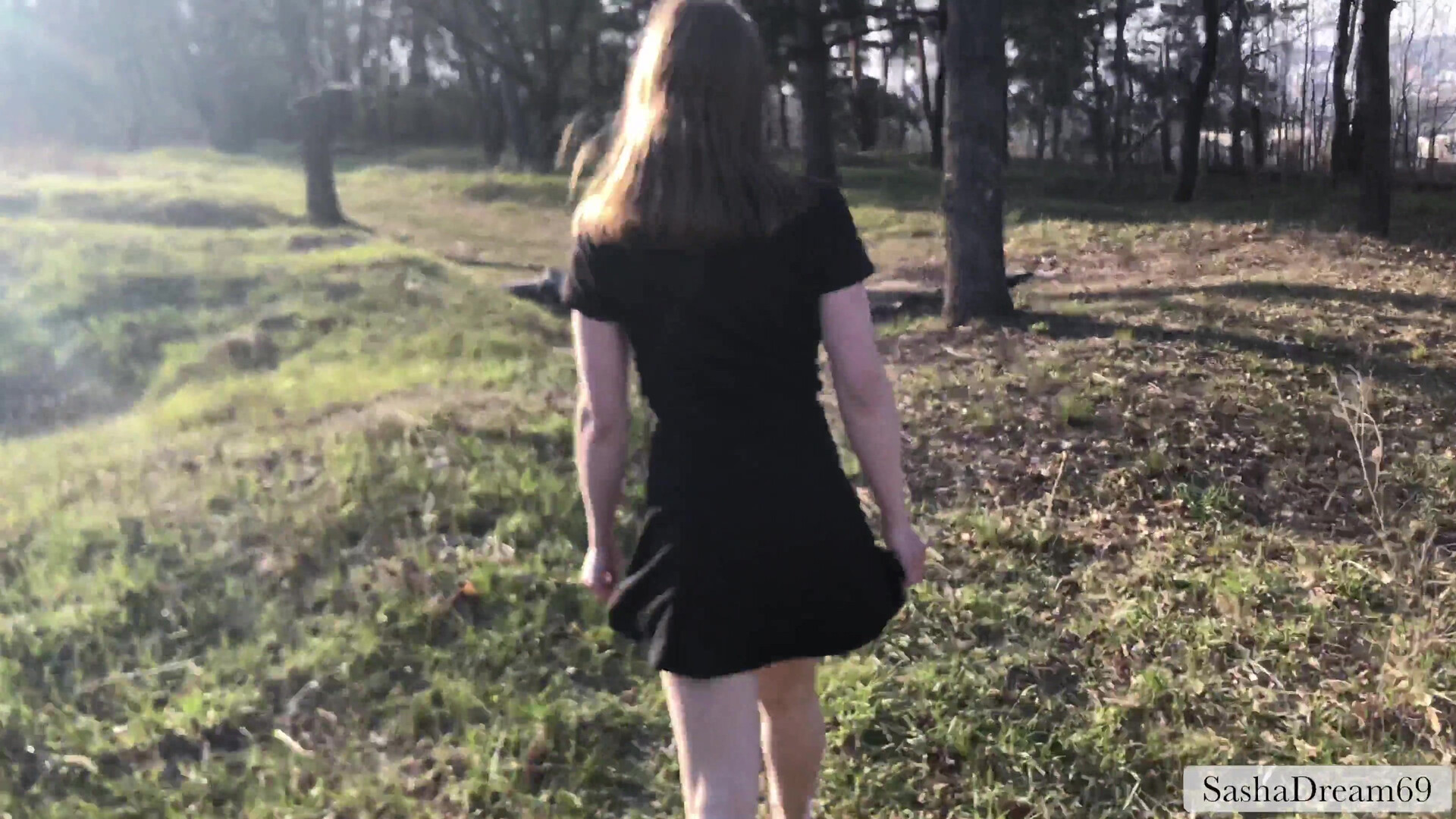 Sasha Honey Public Sex In The Forest Oral Creampie - hardcore - pov - amateur