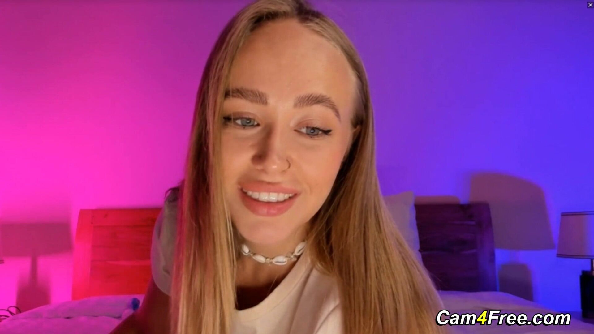 Sexy Blonde Chick Fucking Her Pussy With Huge Dildo - cam4free - blonde - big ass - fingering - sex toys - webcam - solo female - big tits - thicc - sexy
