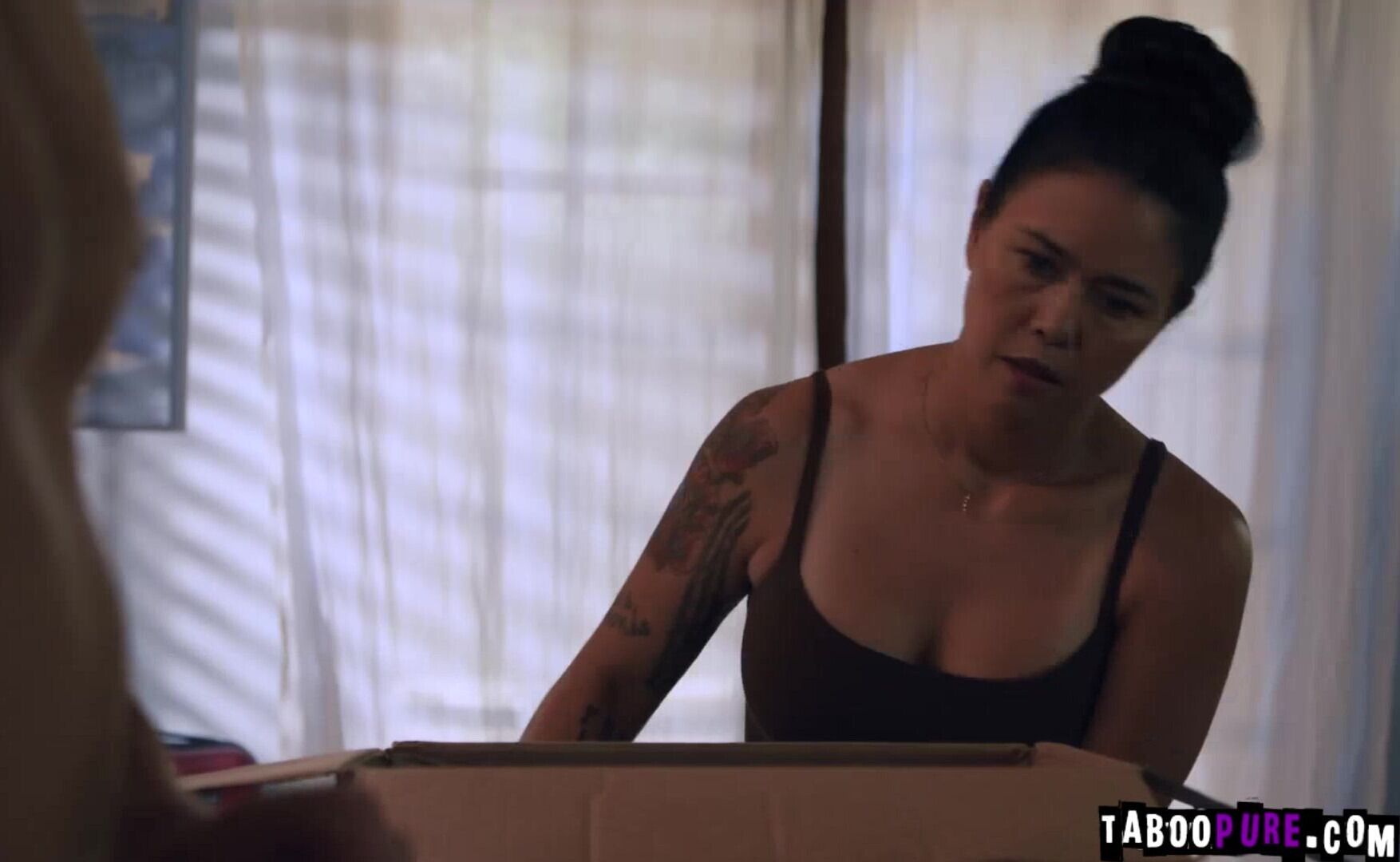Stepson fucking his stepmom from behind - puretaboo - big tits - fingering - milf - tattoos - asian - blowjob - deepthroat - big dick - ass
