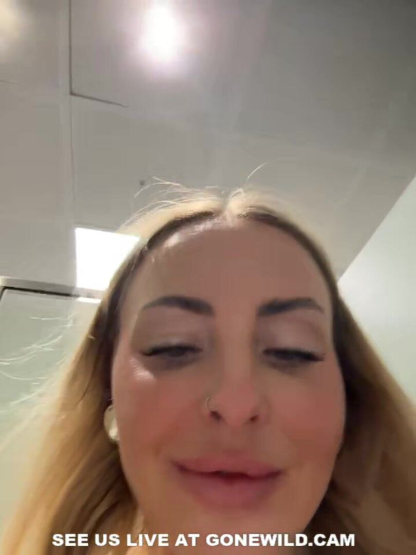Tattooed Blonde Gets Naked and Teases in Locker Room - blonde - tattoo - nude - tease - locker room - big tits - toy - pussy - solo - flashing