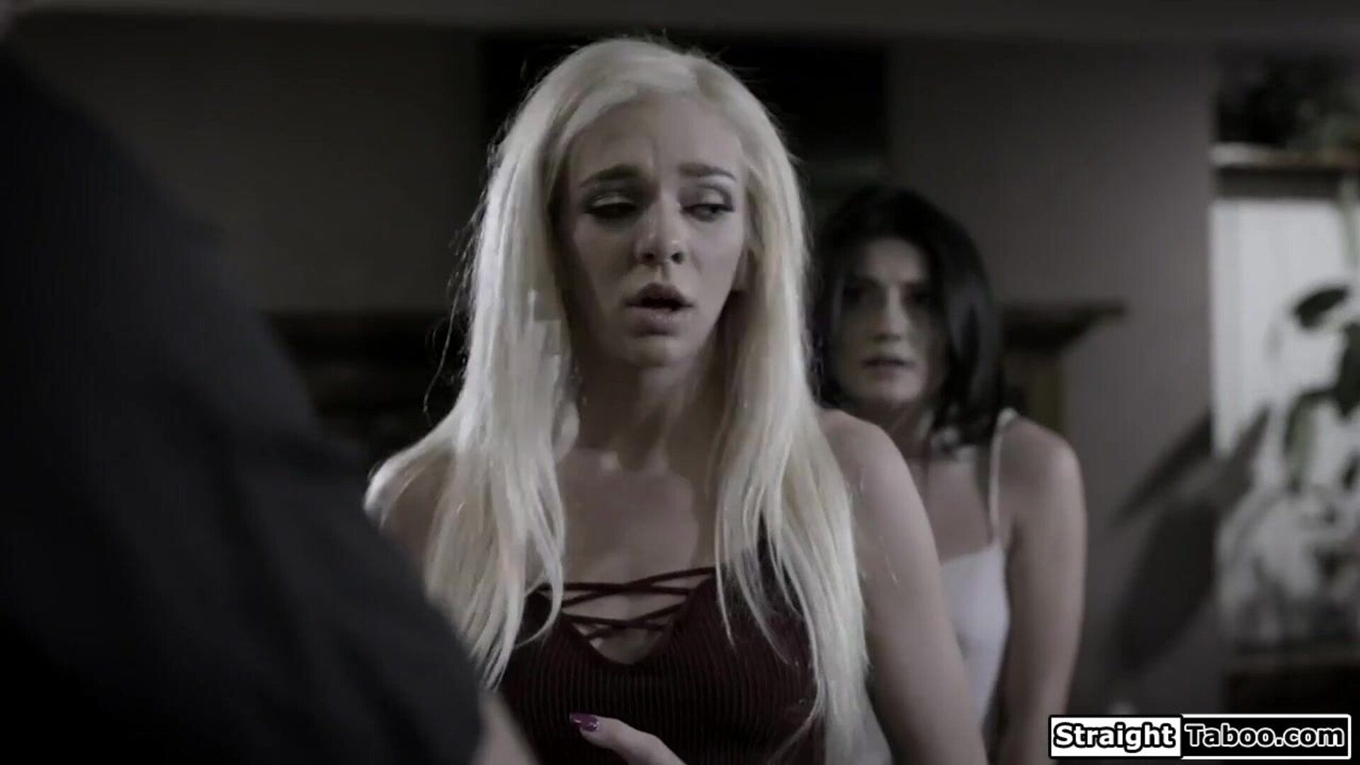 Teens fucked by an officer to avoid jail - threesome - teen - officer - rough - old and young - oral - big tits - facefuck - petite - big cock