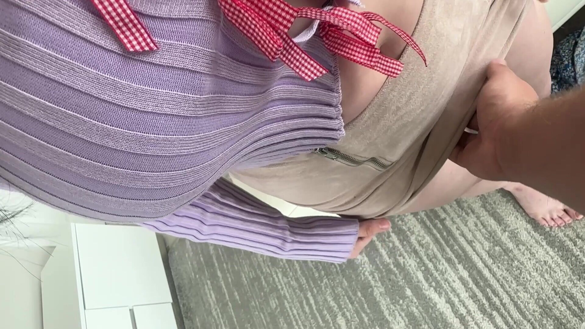 Thick Stepmom - amateur - milf - brunette - big tits - big ass - pov - creampie