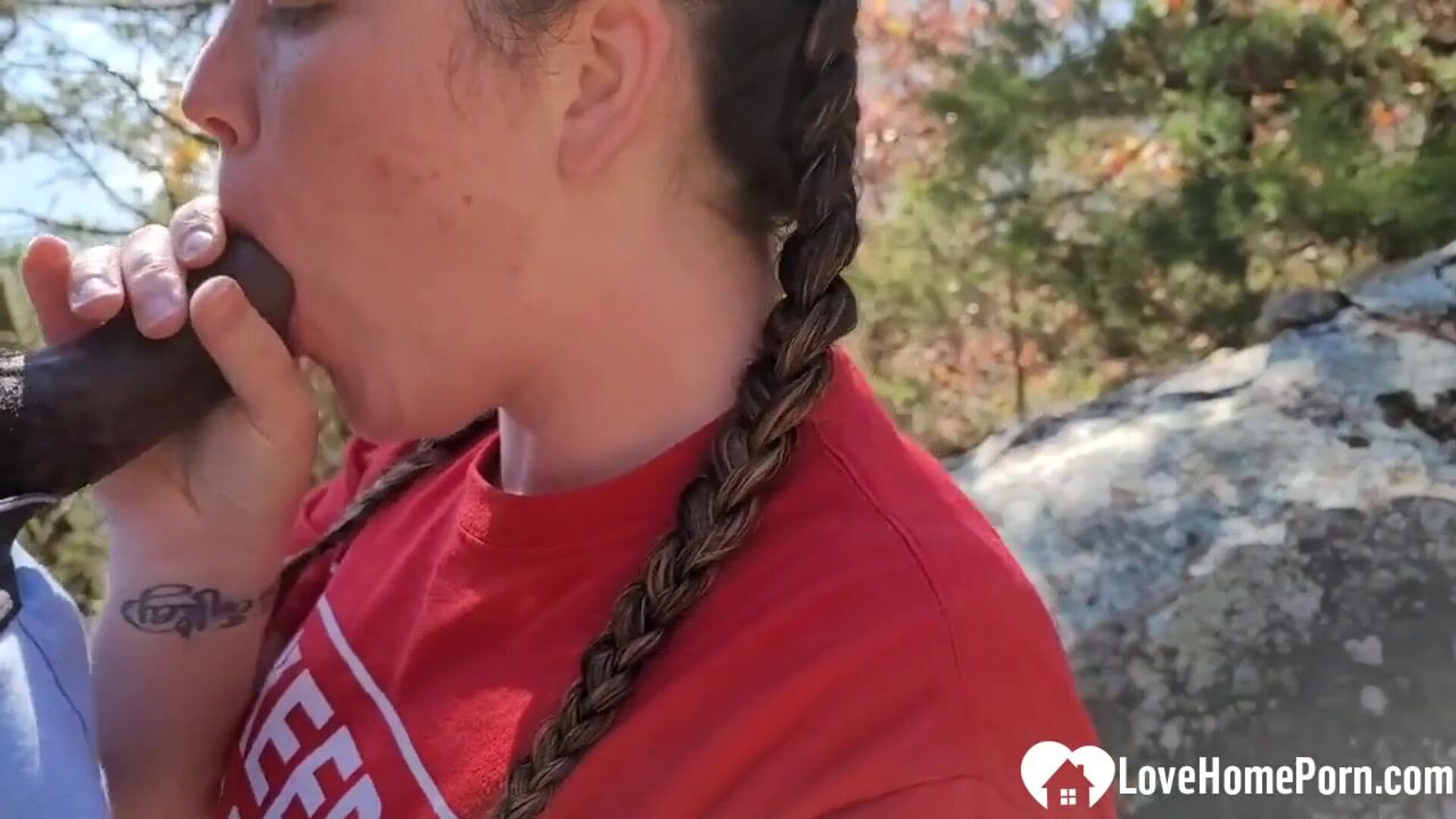 We went for a hike and she sucked on my BBC - we - went - for - a - hike - and - she - sucked - on - my