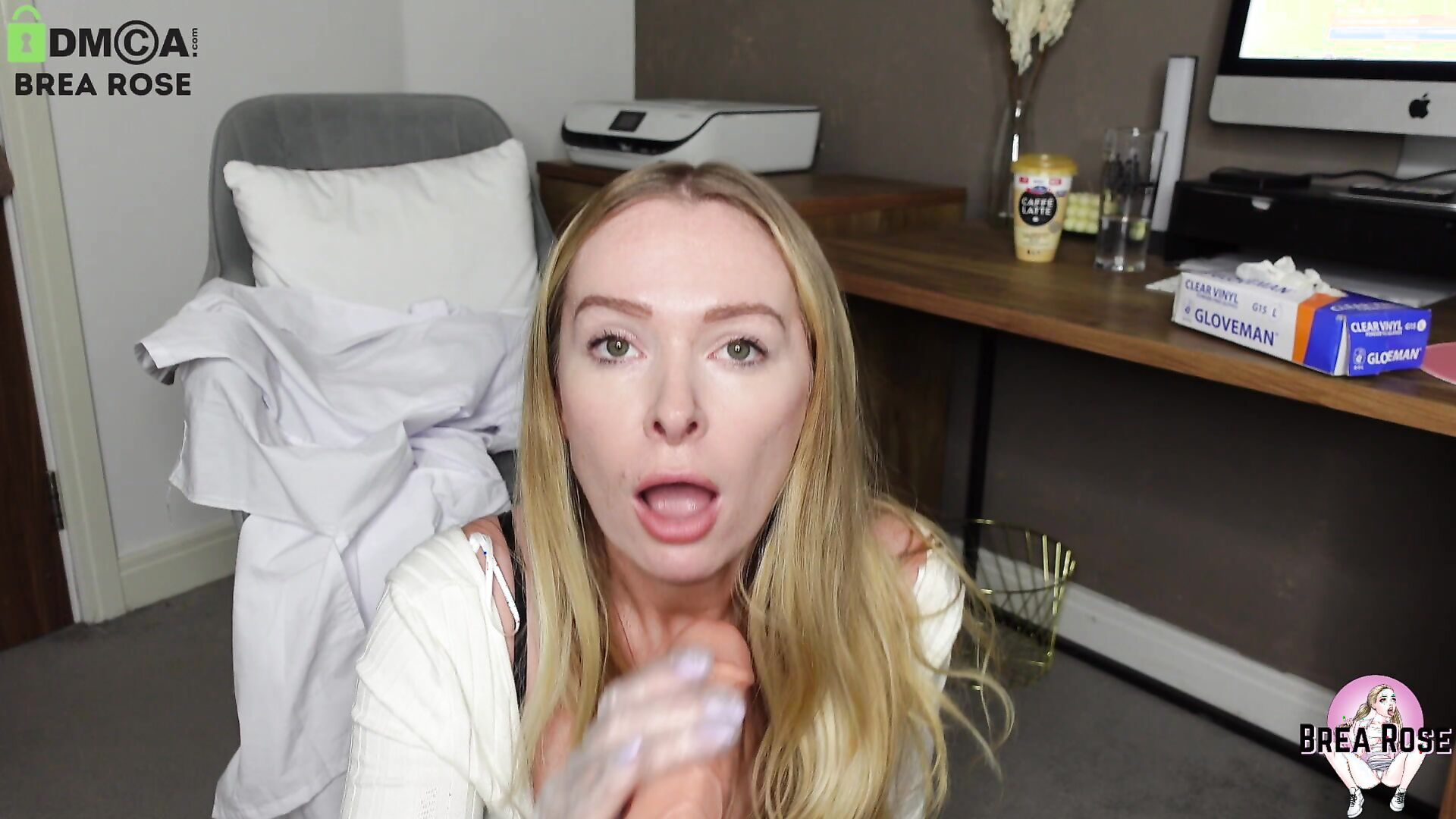 Brea Rose - Doctor Relieves Swollen Balls - ManyVids - doctor - blonde - big tits - dirty talk - fake tits - virtualsex - milf - pov - solo