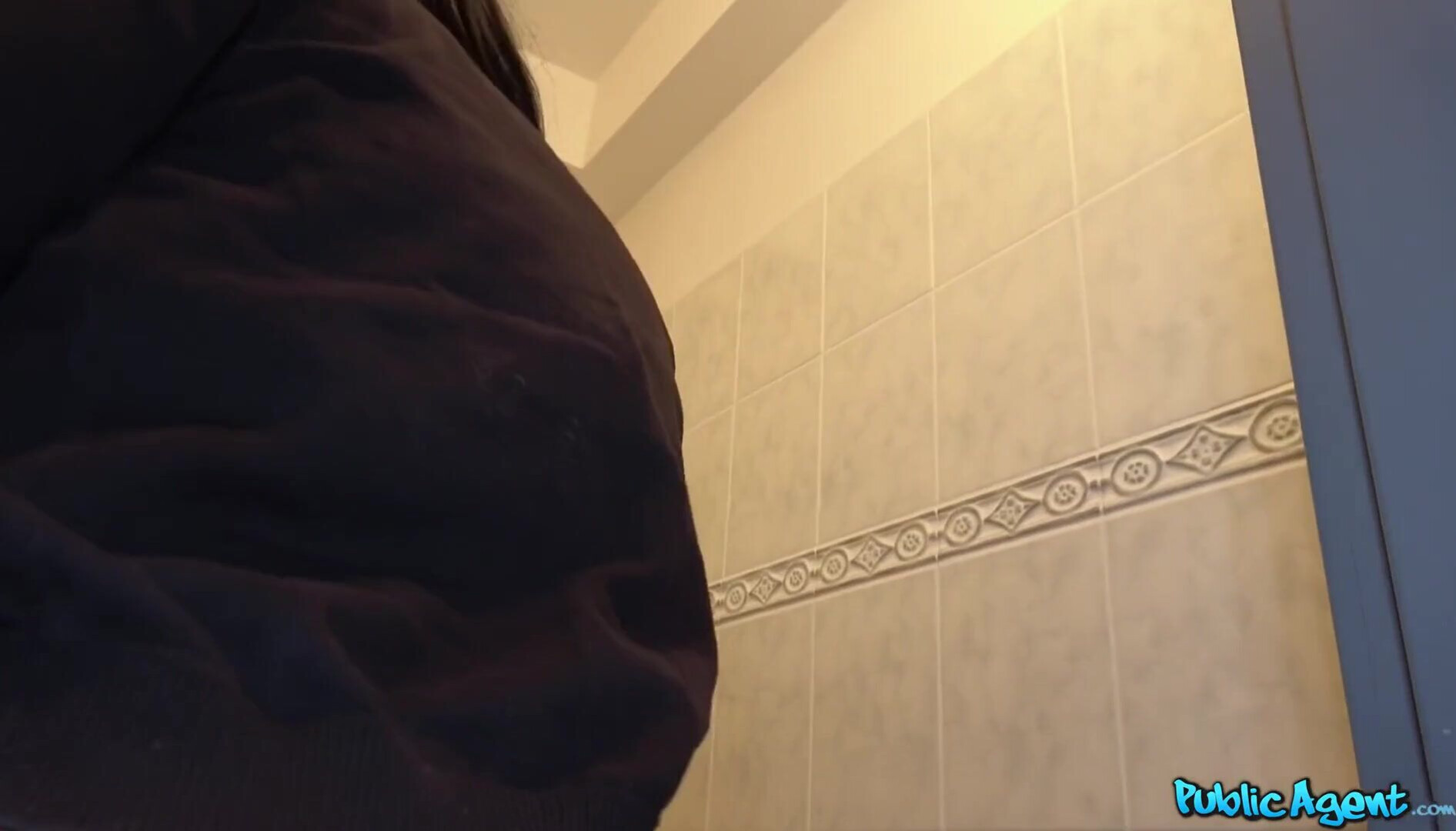 in the bathroom - public