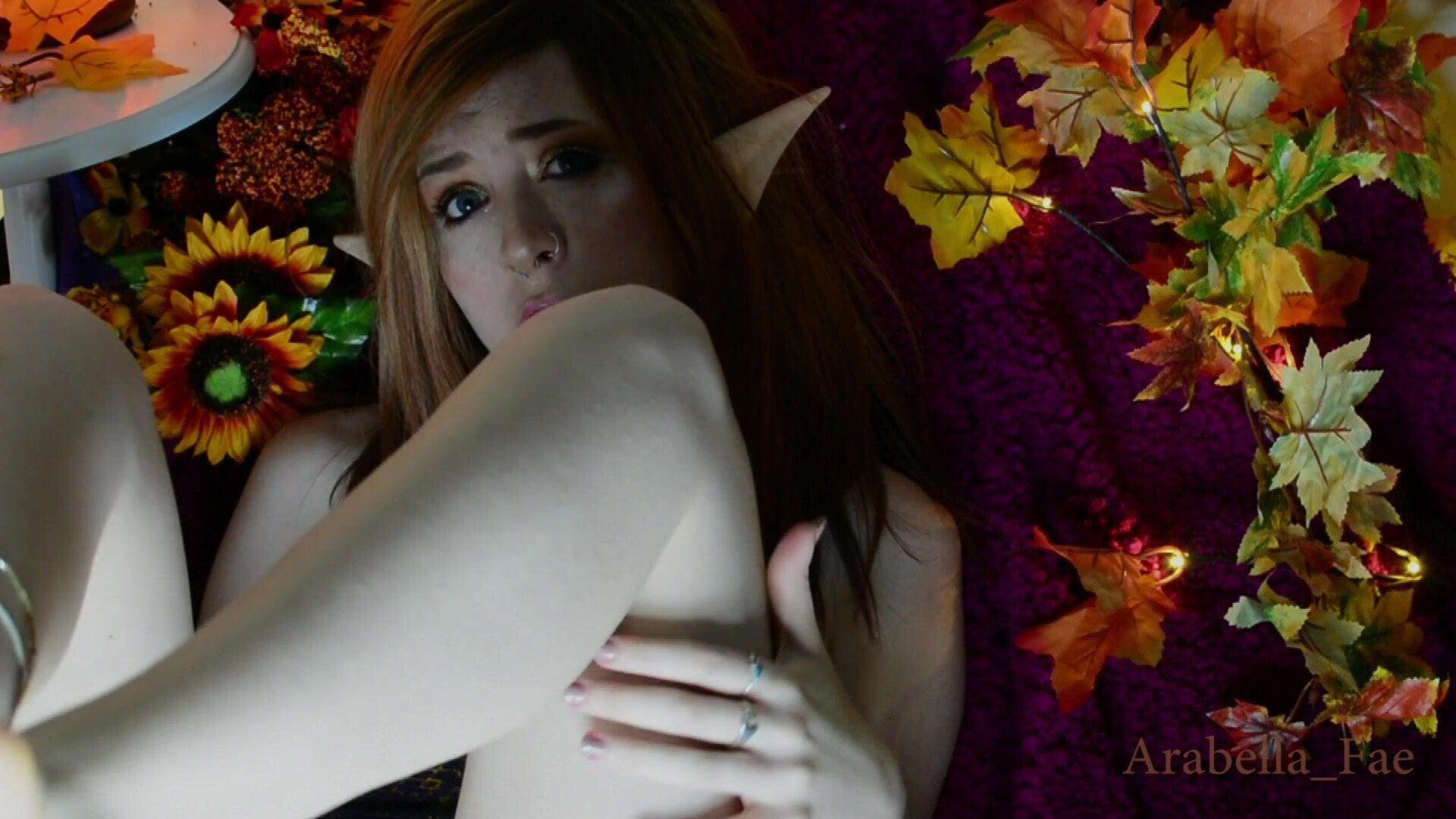 Arabella Fae Fall Fae Beautiful Agony - masturbation - small tits - teen