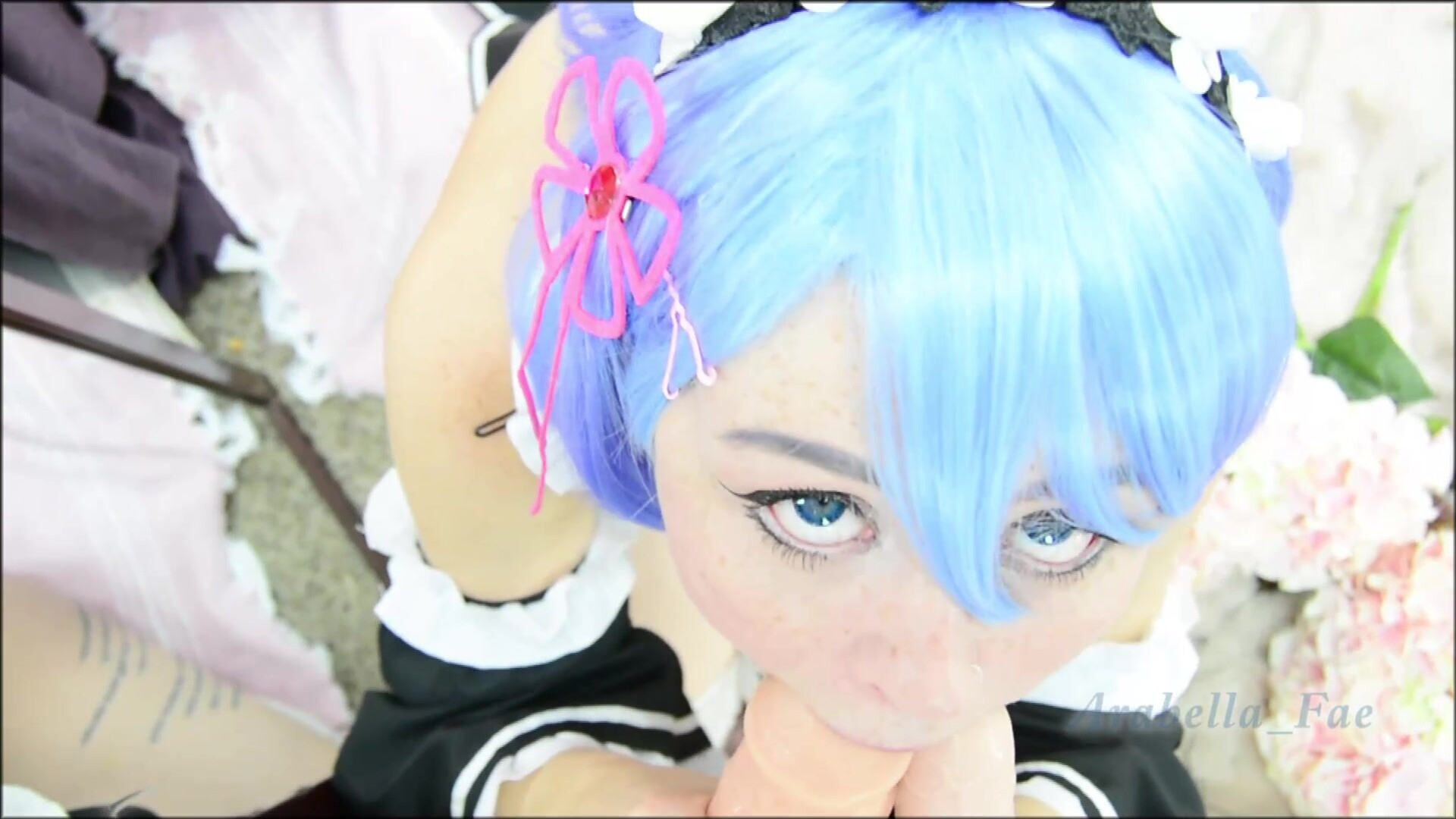 Arabella Fae Subslut Rem Dp And Facial - masturbation - small tits - teen