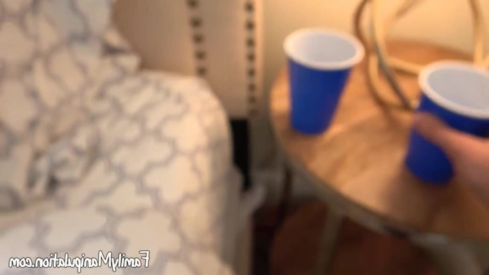 Aunt Pauline's Special Drink - blowjob - handjob - milf - pov - striptease - big natural tits - cum in mouth - big ass - big cock - american