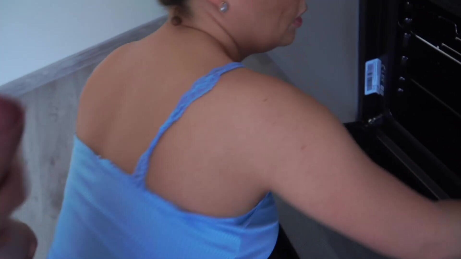 Big Natural Tits Stepmother Interrupted While Cleaning Anal Fucked - big tits - big cock - big ass - anal - brunette - anal fuck - ass fucked - russian - milf - stepmother