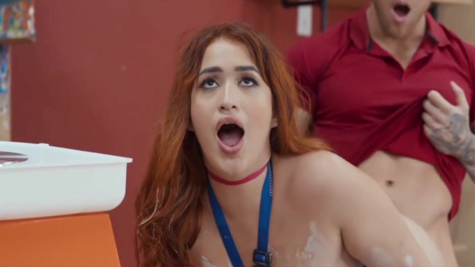 Ceramics Sluts Sneaks A Fuck With Best Boyfriend Ever With Nia Bleu - big ass - big tits - blowjob - sex - fuck