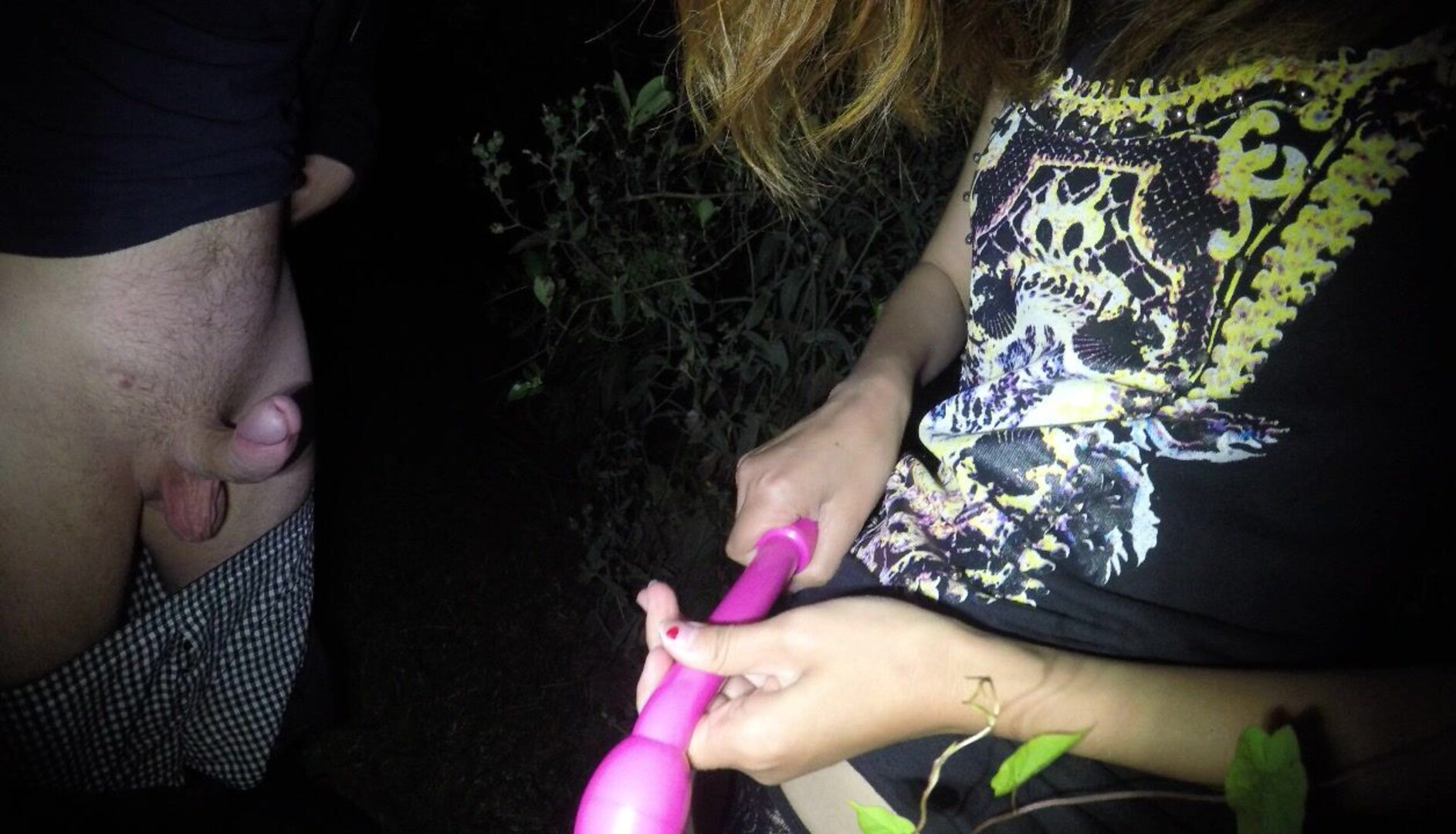 Cumonanna Anna Gets Spitroasted In The Park - asian - hardcore