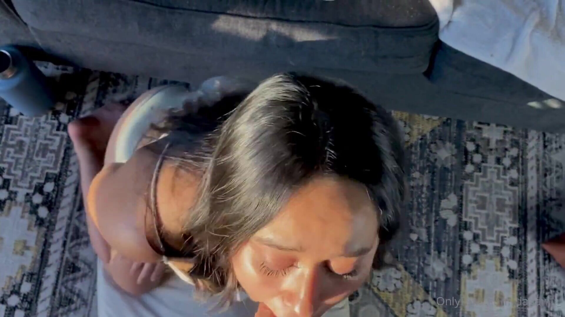 Dania Vega Teen Latina gets facial - blowjob