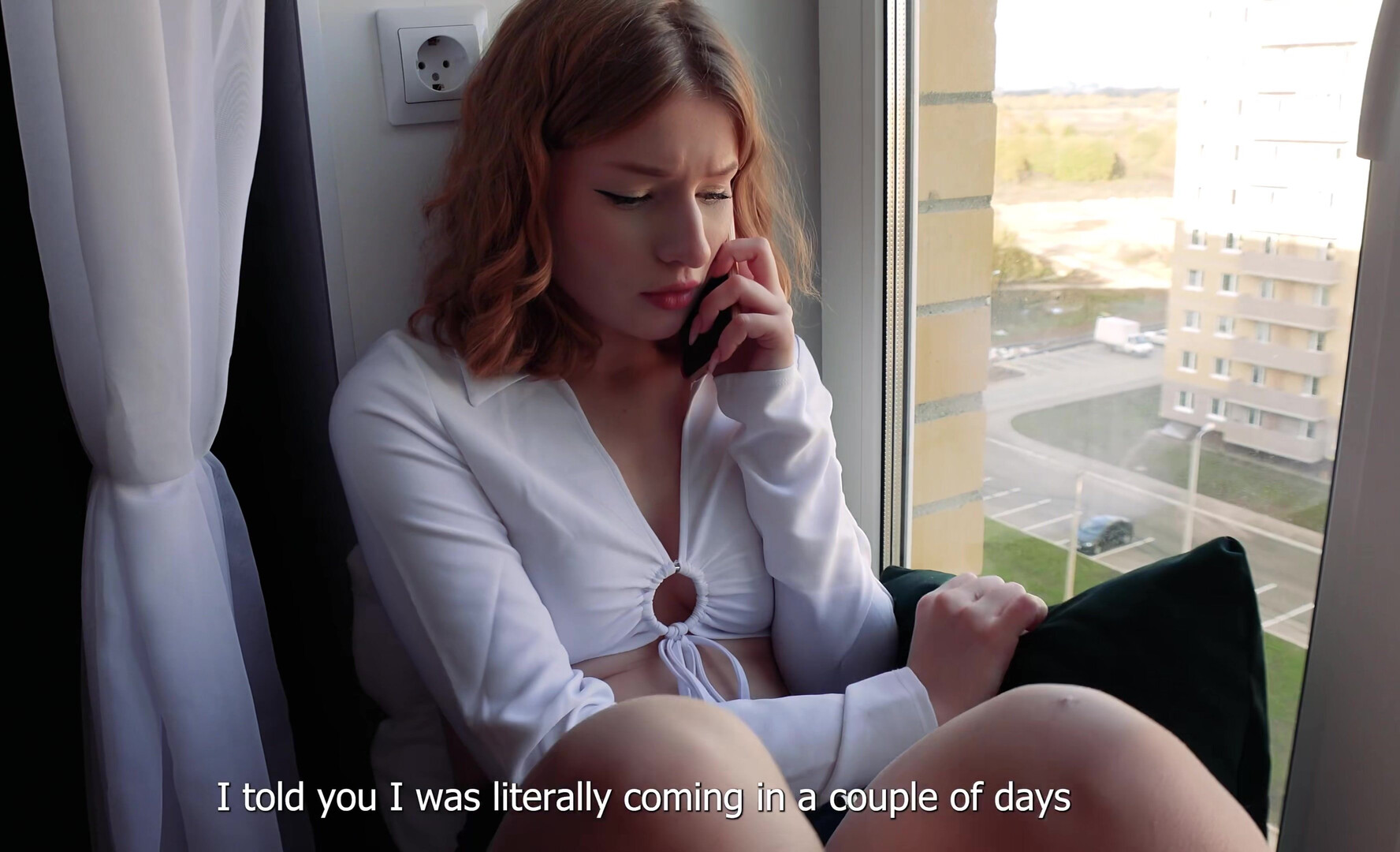 Diana Rider Talking To Her Husband Fucking Her Stepbrother - hardcore - small tits - amateur