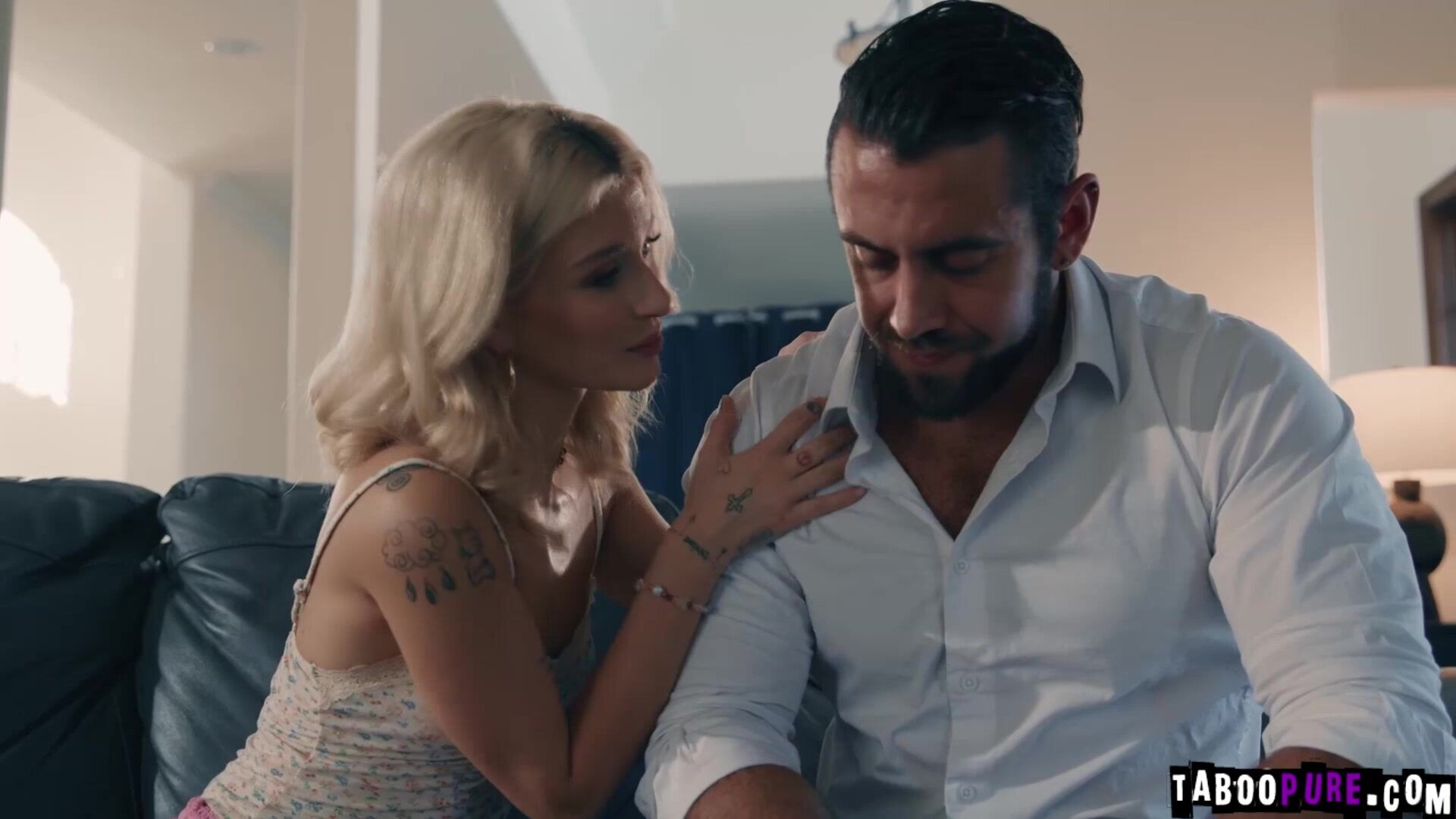 Heartbroken Emma Rosie manipulated by Dante Colle - blonde - piercings - natural tits - fingering - teen - tattoos - old young - petite - pussy to mouth - blowjob