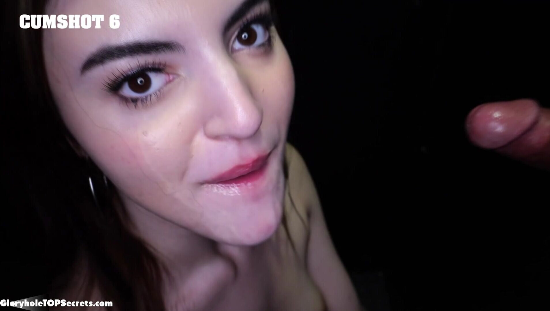 Jesus Christ Julia, you fucking LOVE this! - gloryhole - blowjob - oral - brunette - deepthroat - cumshot - facial - cum swallowing - cum on tongue - cum in mouth