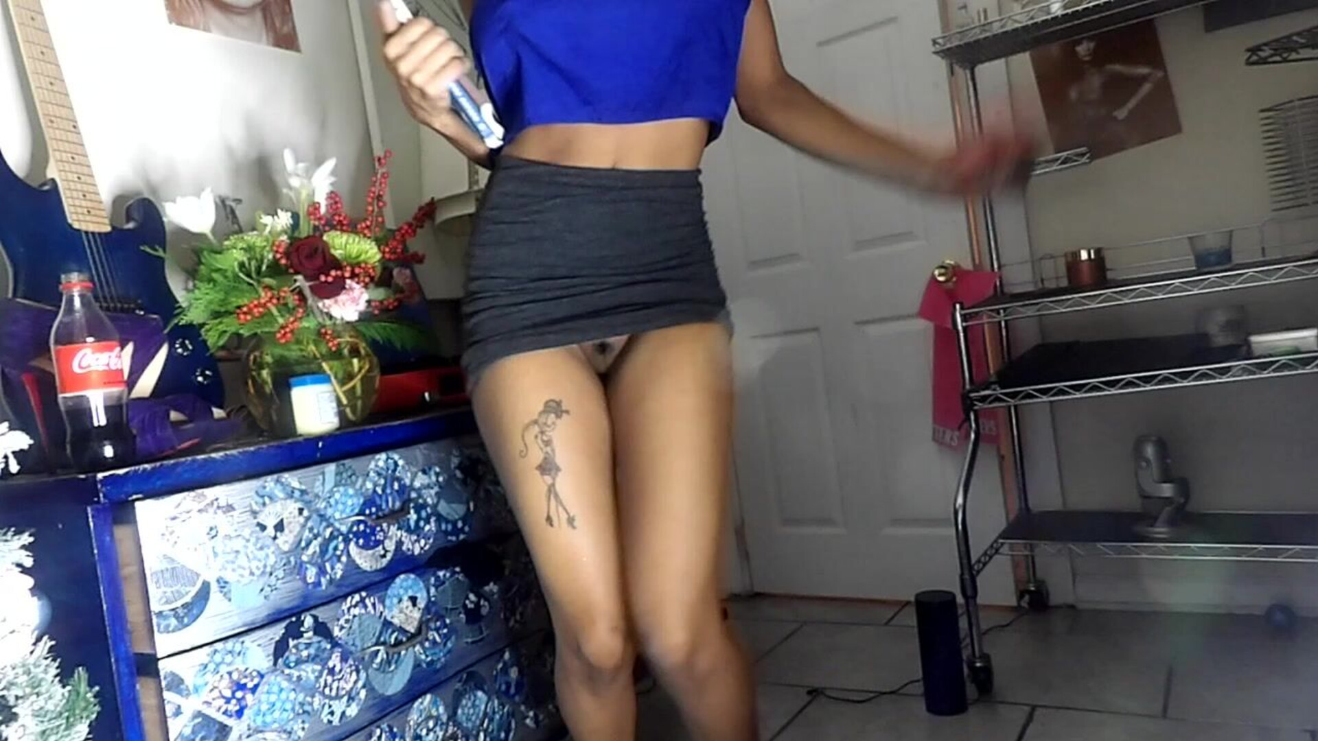 Katya Dobrev Trading Twerking Vid For Passing Grades - solo - black - amateur