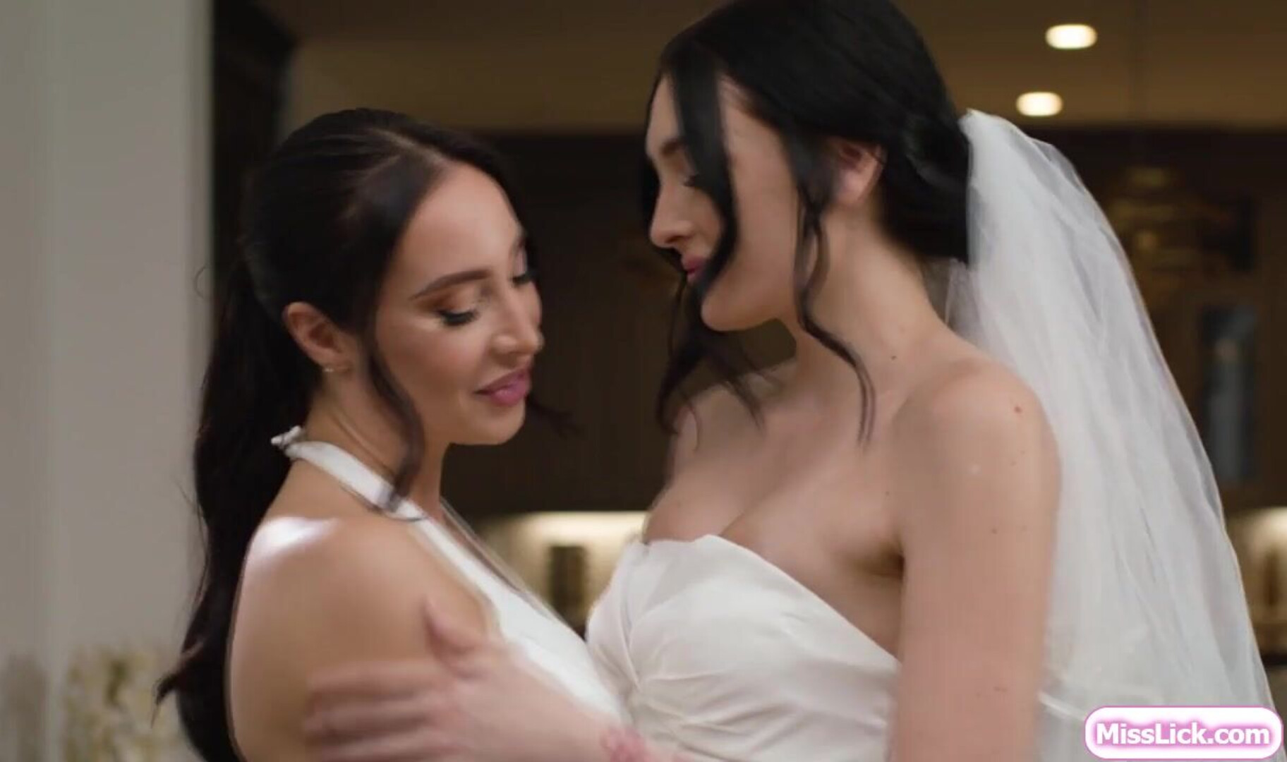 Lesbian milf pussy licking hot fiancee - lesbian - big tits - milf - oral - finger - trib - hairy - kiss - petite - lingerie