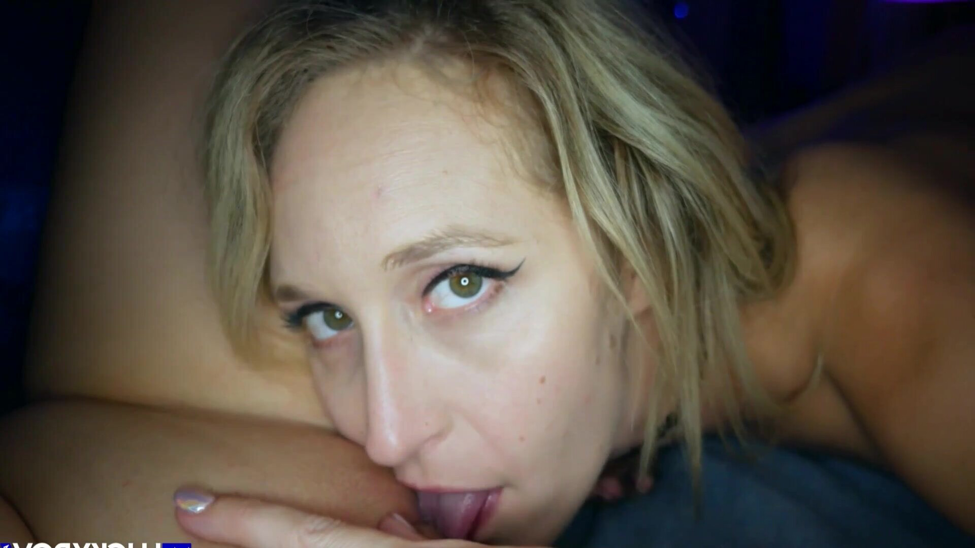 Lucky Gets Two All Natural Babes - milf - busty - big naturals - big natural tits - big ass - chubby - teen - tits play - tit play - striptease