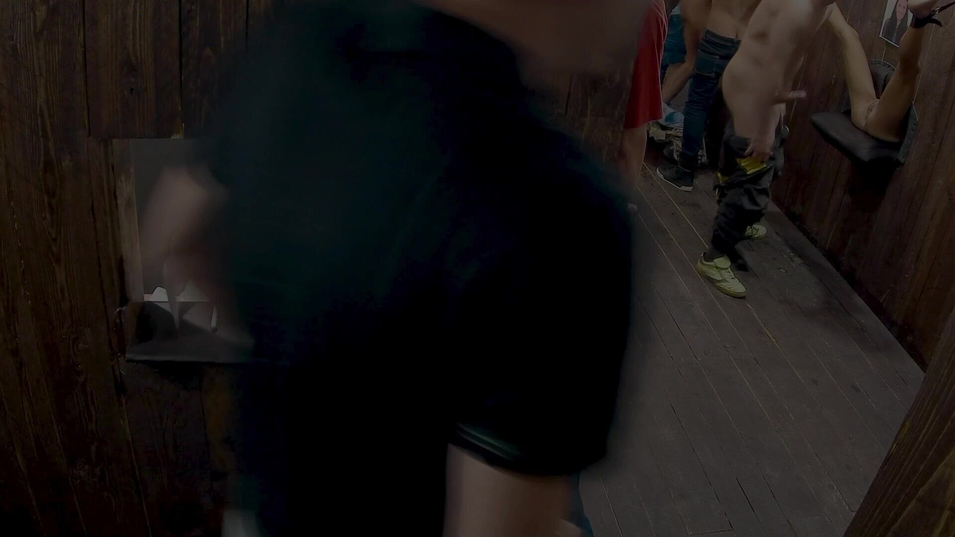MILF Showdown Another Pussy Display - big natural tits - black hair - brunette - camera - creepshot - girls - hidden camera - natural tits - real - sauna