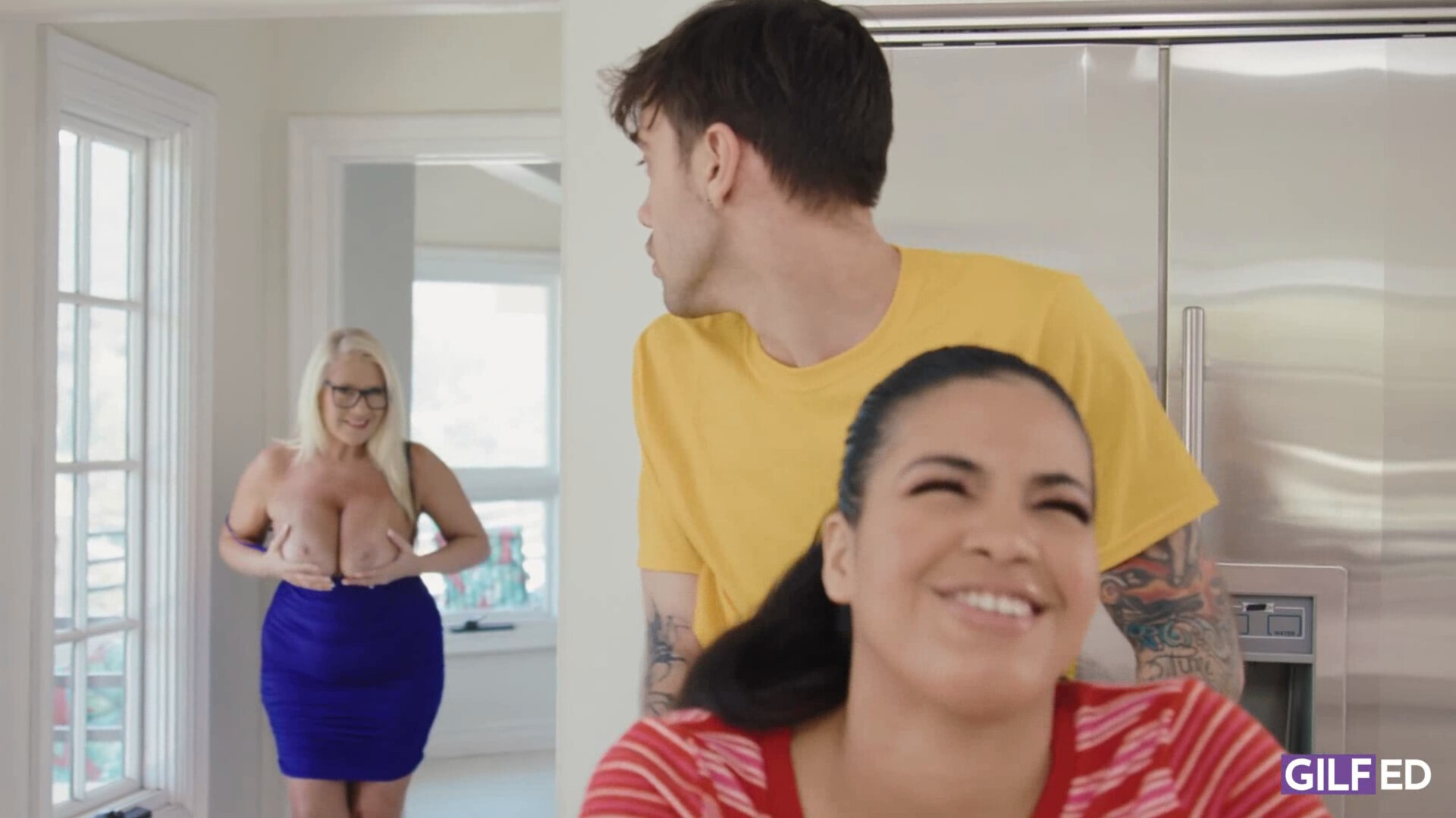 Maddie Cross Gilf Plays Sick Wants Dick - milf - wife - housewife - bgi tits - big boobs - cumshot - facial - cheating