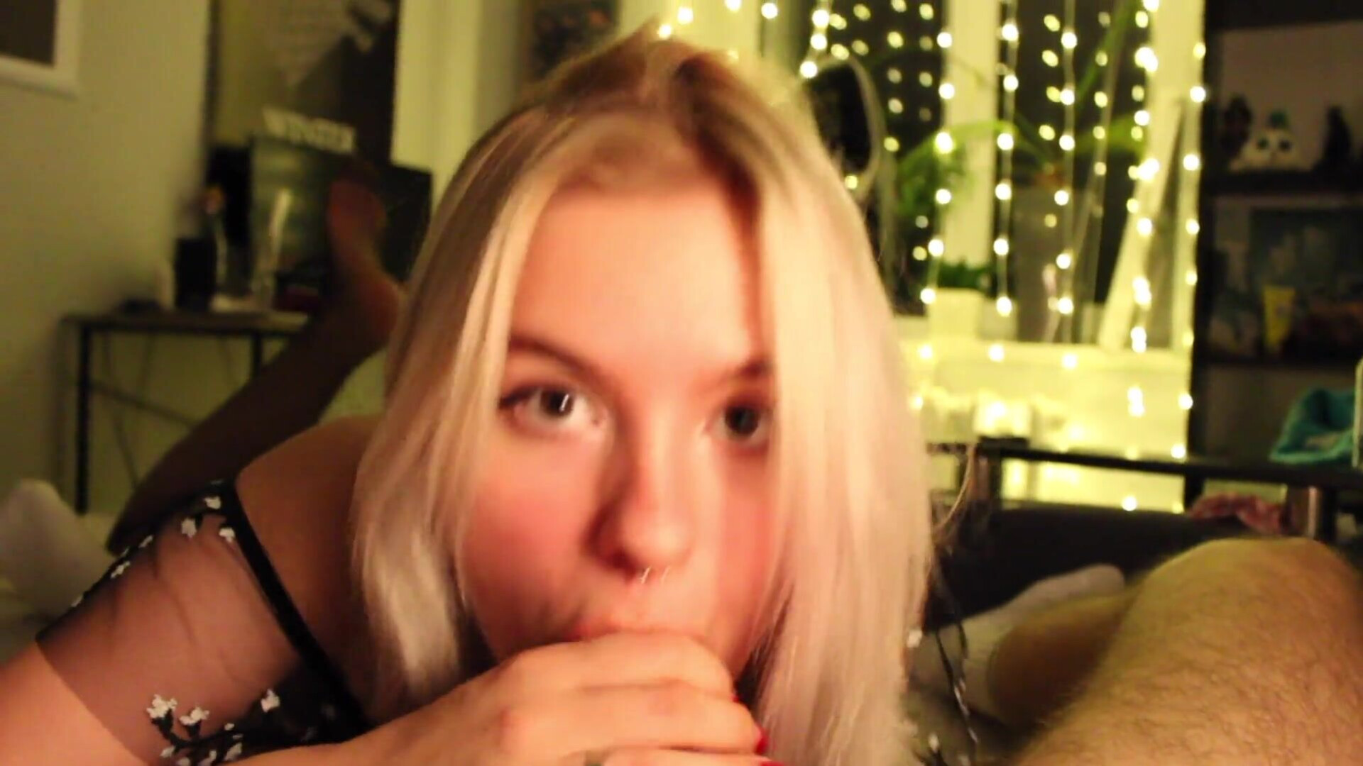 MiraDavid Young Model Sucked Lollipop and then my Dick - amateur - blowjob - hd porn