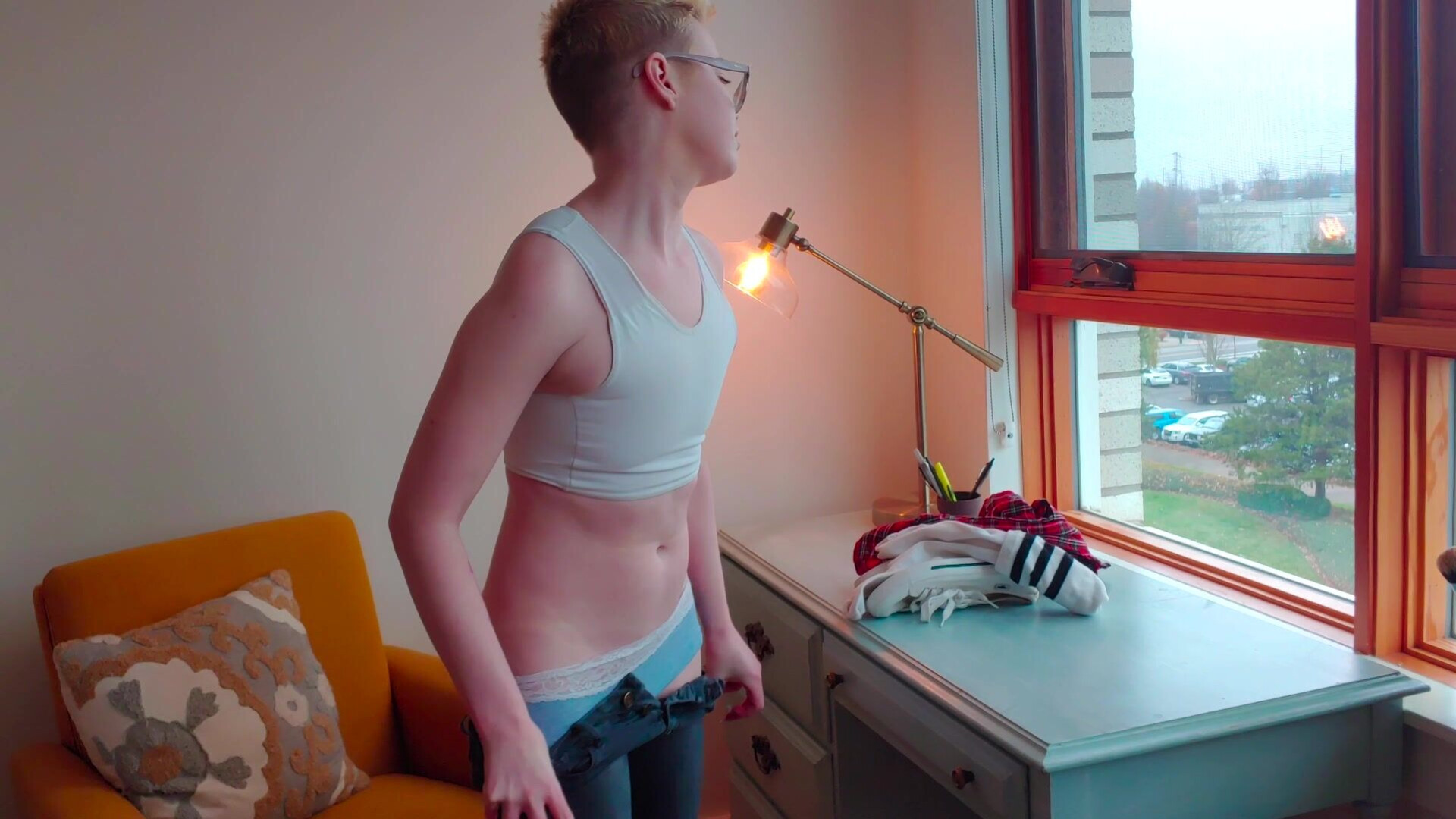 Pearl Sinclair Femboy Afterschool Suck And Fuck - solo - masturbation - amateur