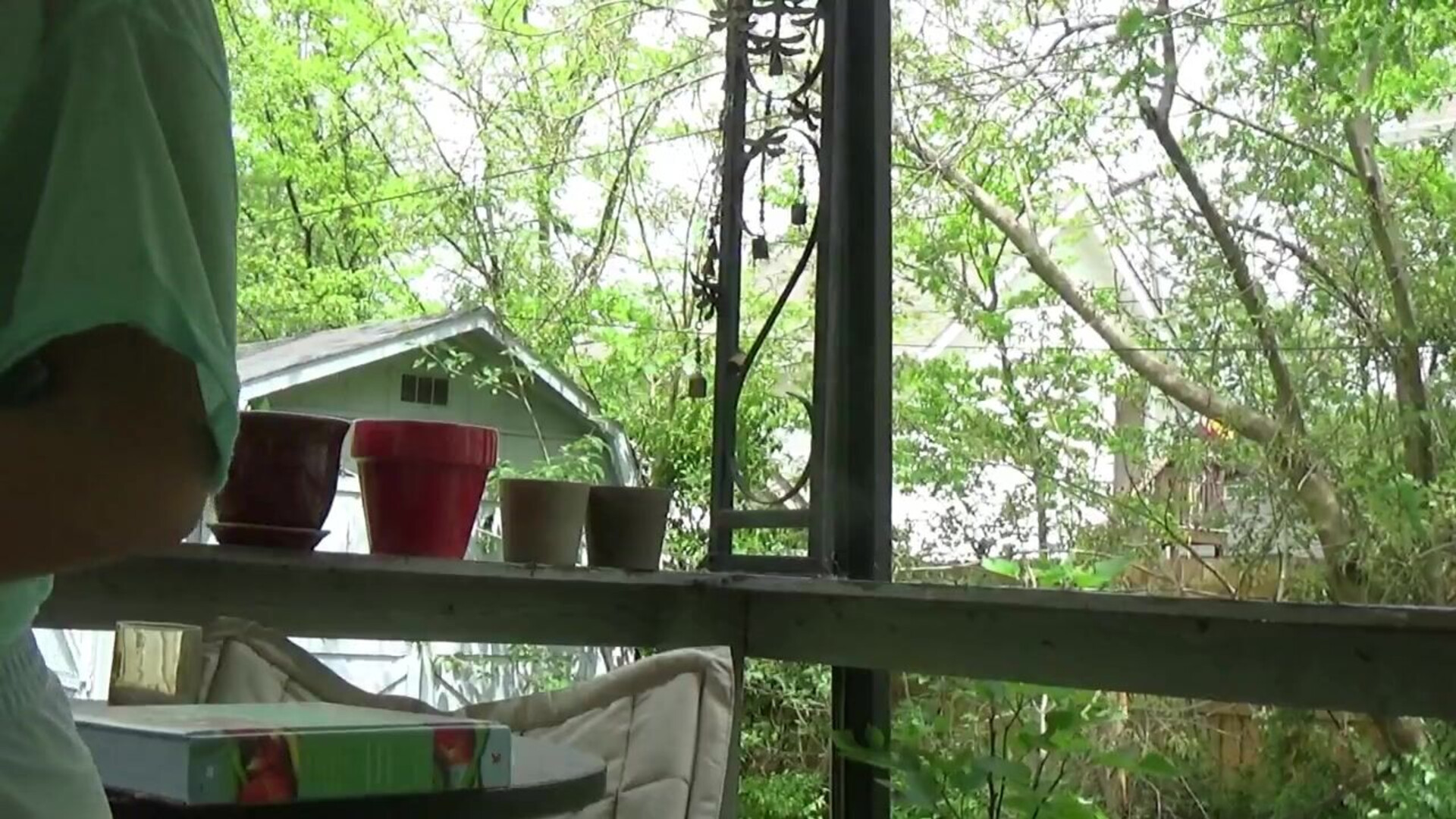 Sasha V Letting The Neighbors Watch - small tits - solo - amateur