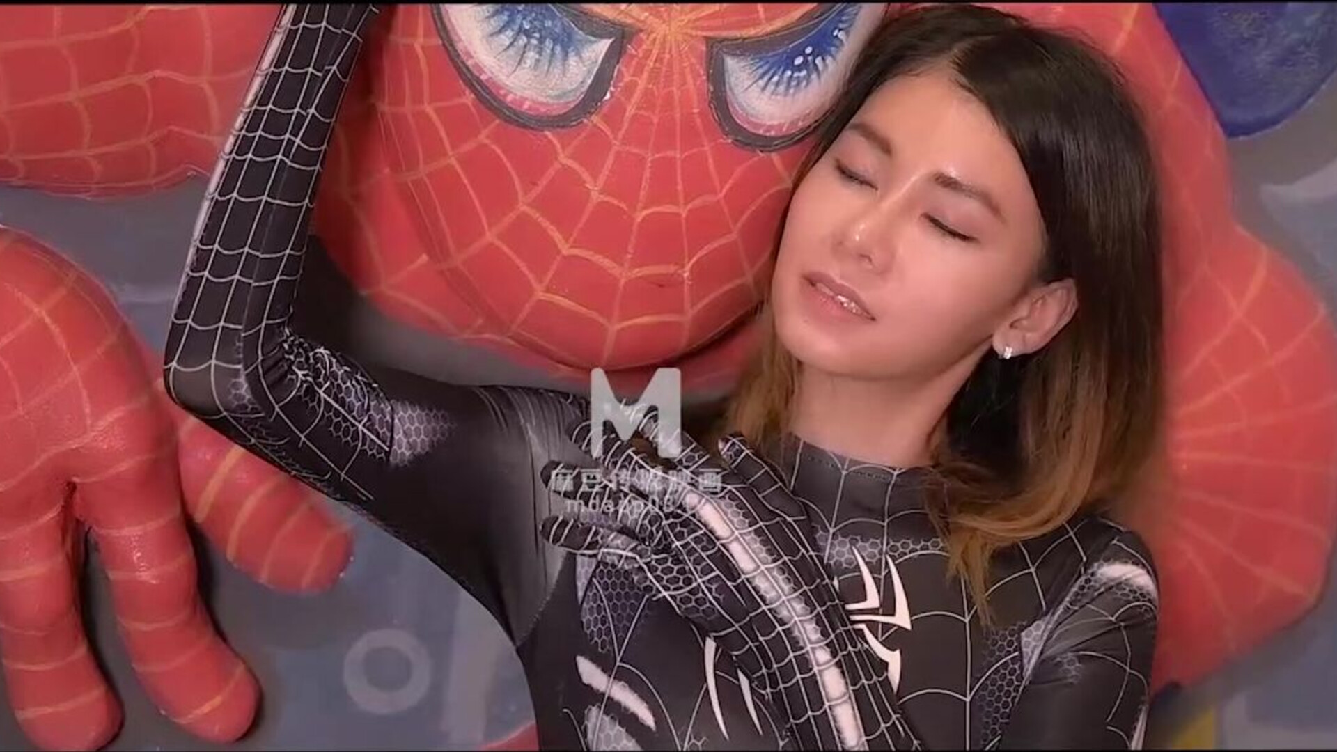 Super power battle - asian - milf - blowjob
