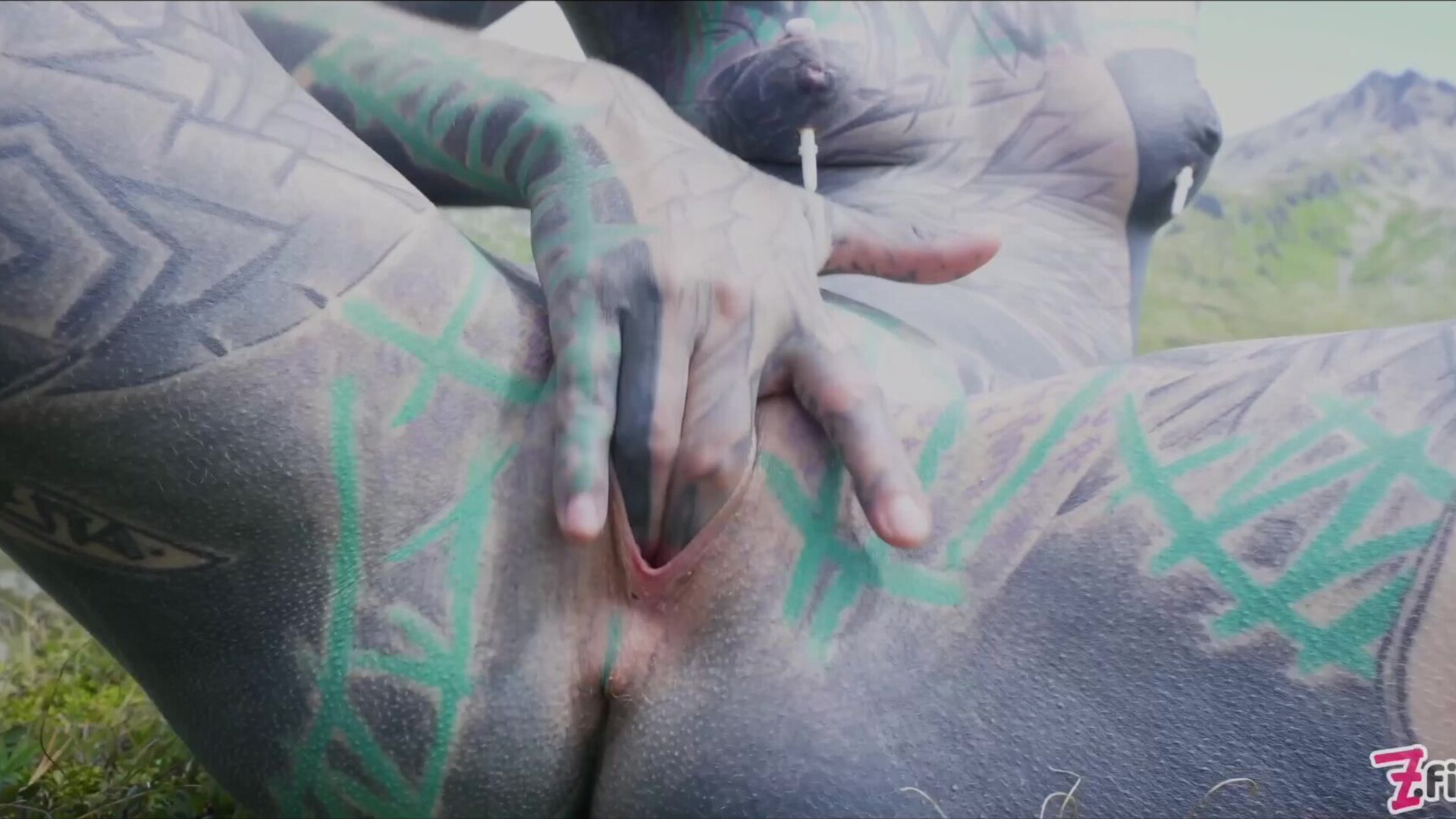 Tattooed couple OUTDOOR ANAL POV fuck - zfilmz - tattoos - tattooed - outdoors - anal - blowjob - deepthroat - masturbating - fingering - blonde