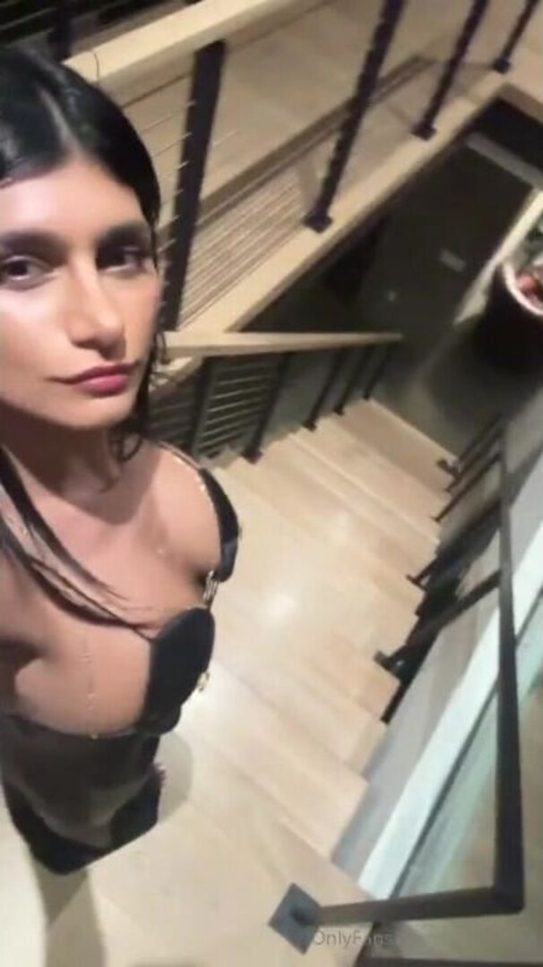 mia khalifa black dress boobs slip onlyfans a - big ass - big tits - blowjob - sex - fuck
