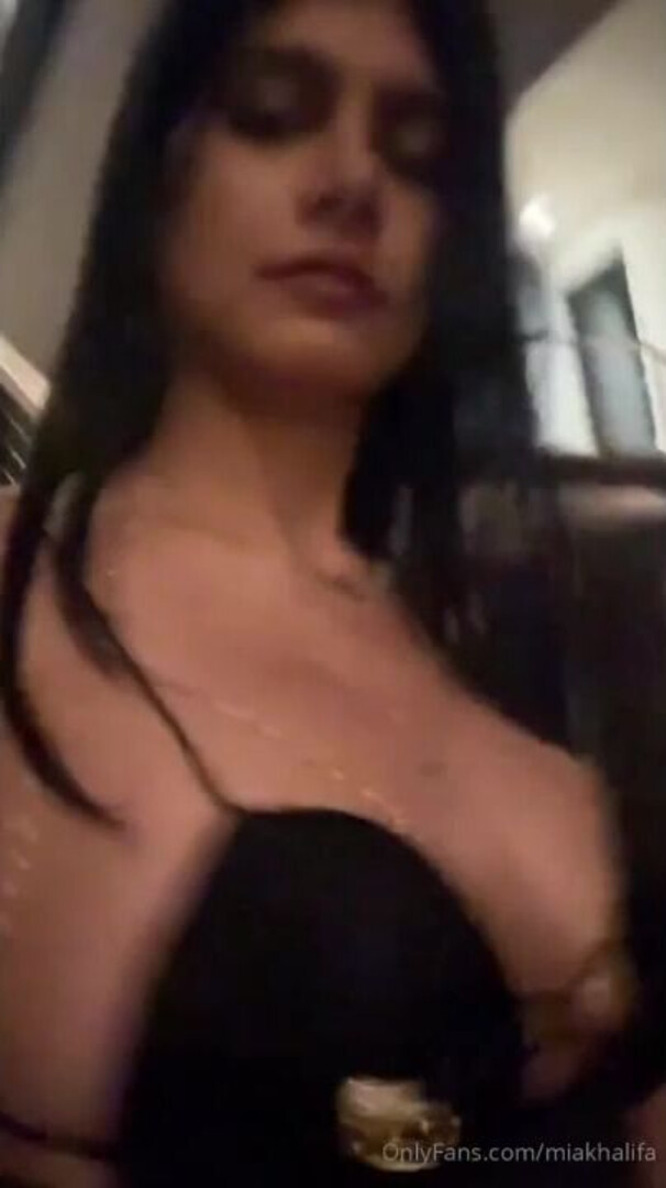 mia khalifa black dress boobs slip onlyfans a - big ass - big tits - blowjob - sex - fuck
