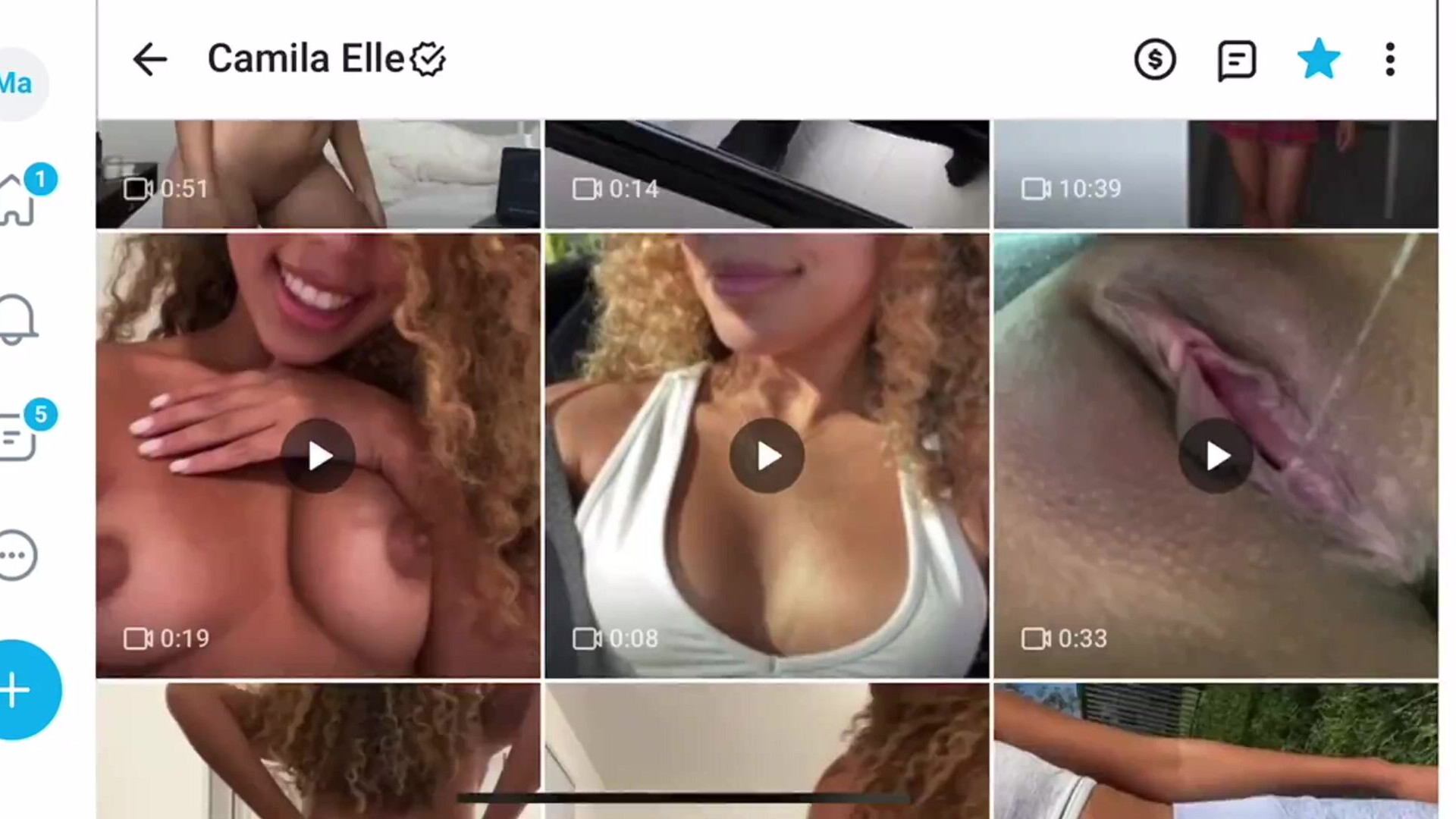 CamElle Screen Recording Compliation 1080p - brunette