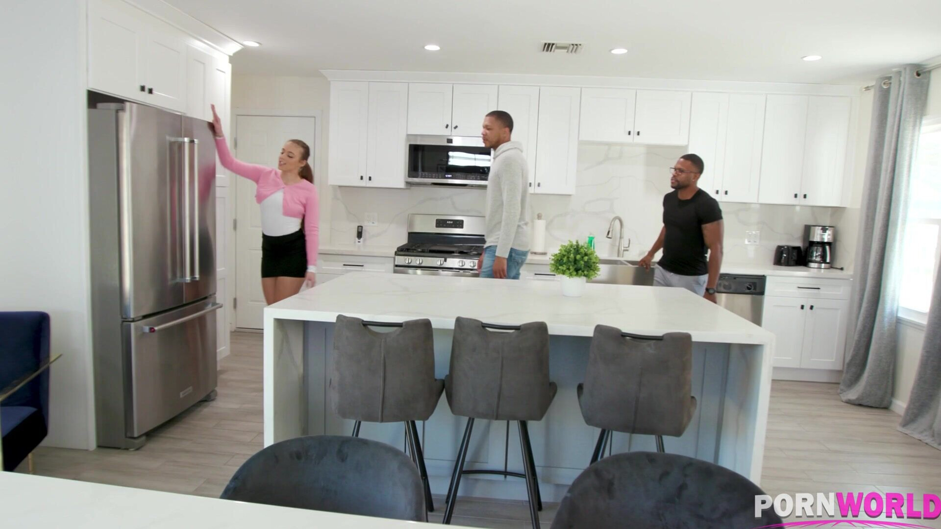 Gia Derza Slutty Real Estate Agent Sells the Home with a BBC DP - brunette