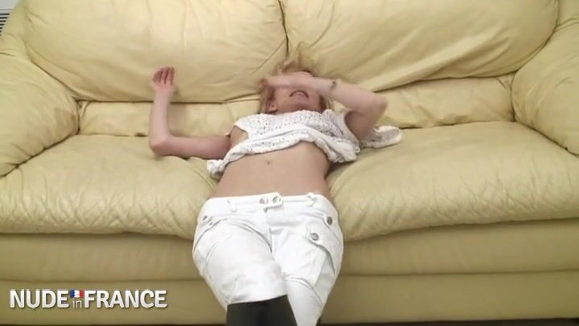 Maude Casting of a lovely young blonde getting banged and jizzed on her small tits - teen - blowjob - blonde