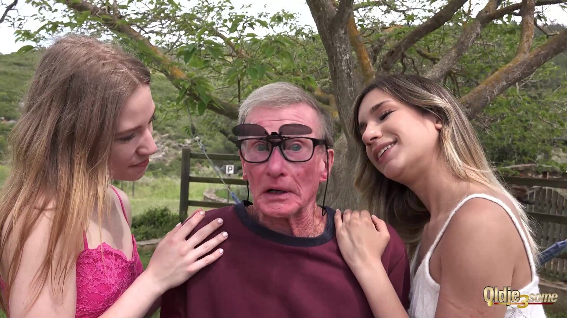 Old Man Gets Lucky 156 - blowjob - old and young - threesome