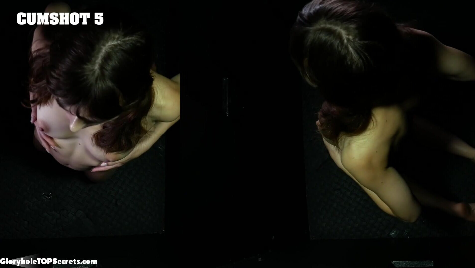 That's it Krystal, swallow them all! - gloryhole - pov - brunette - blowjob - oral - deepthroat - cumshot - facial - cum swallowing - cum on tongue