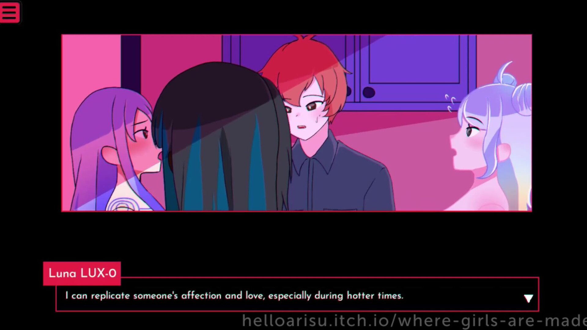 WGAM LUNA LUX O - adult - anime - dating sim - dystopian - erotic - hentai - nsfw - story rich